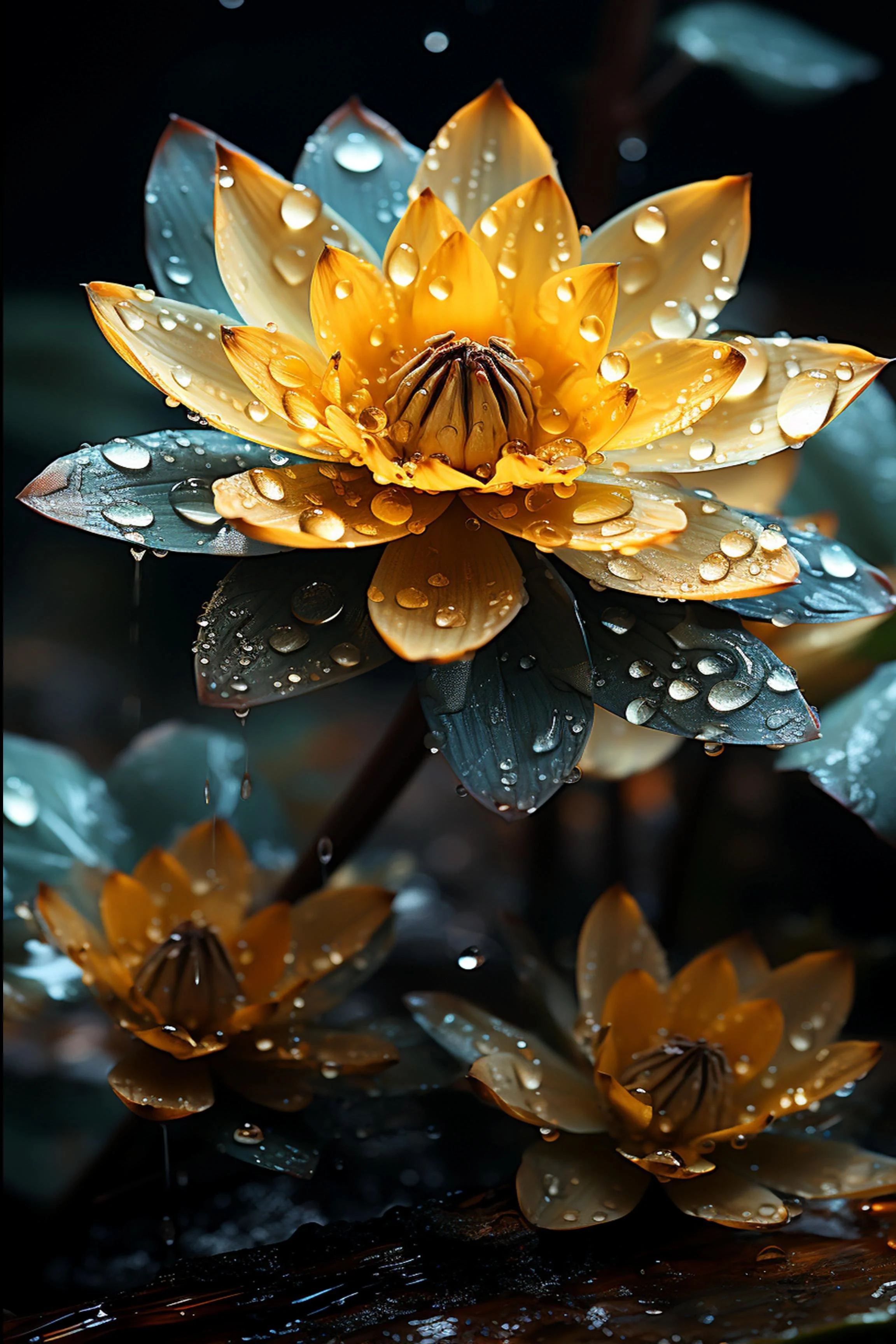 #35 FLOWER ART –  Let Nature Bloom Through Art. — 24H × 36W Digital Art Artwork ID: MWS-FLW-035