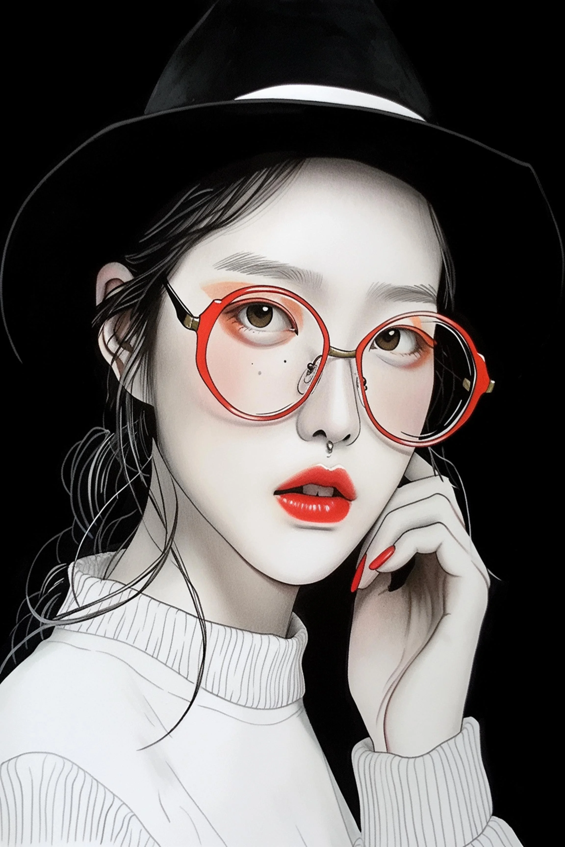 #2 ÉTERNACHIC COLLECTION — Style Changes. Elegance Remains. — 24H × 36W Digital Art — ID; MWS-ETER-002