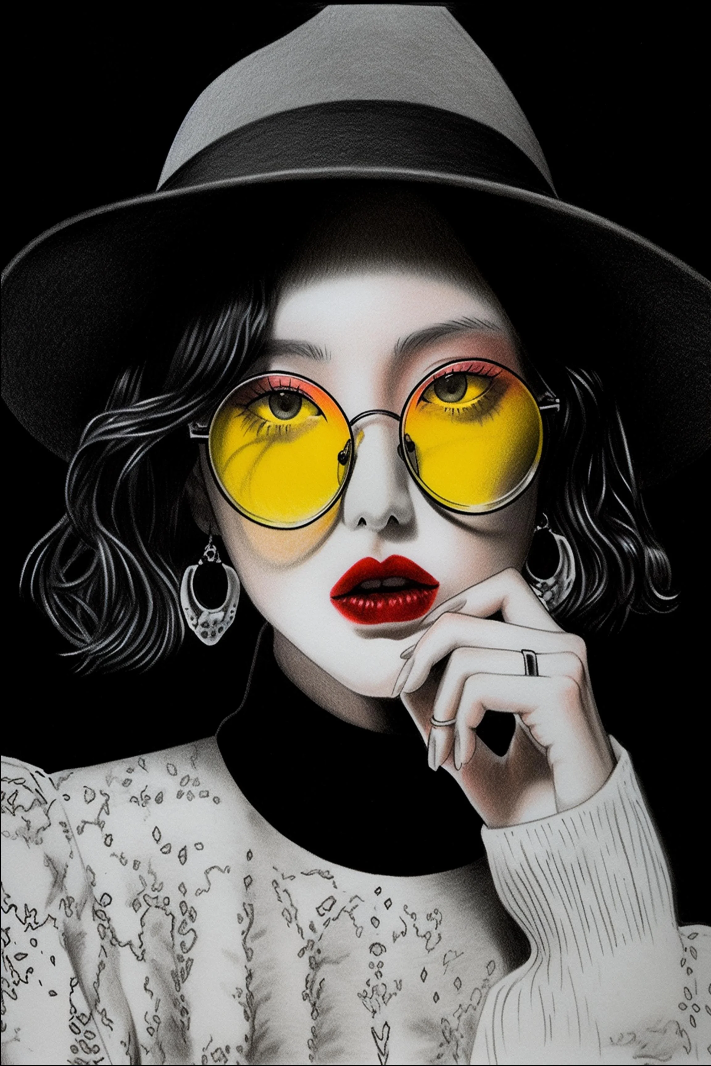 #20 ÉTERNACHIC COLLECTION — Style Changes. Elegance Remains. — 24H × 36W Digital Art — ID; MWS-ETER–0020