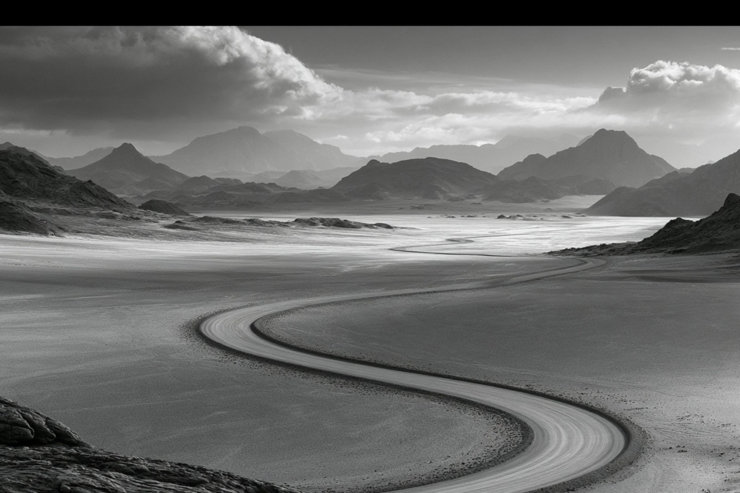 #44 BLACK & WHITE LANDSCAPE — Timeless Beauty in Every View 24W X 36H