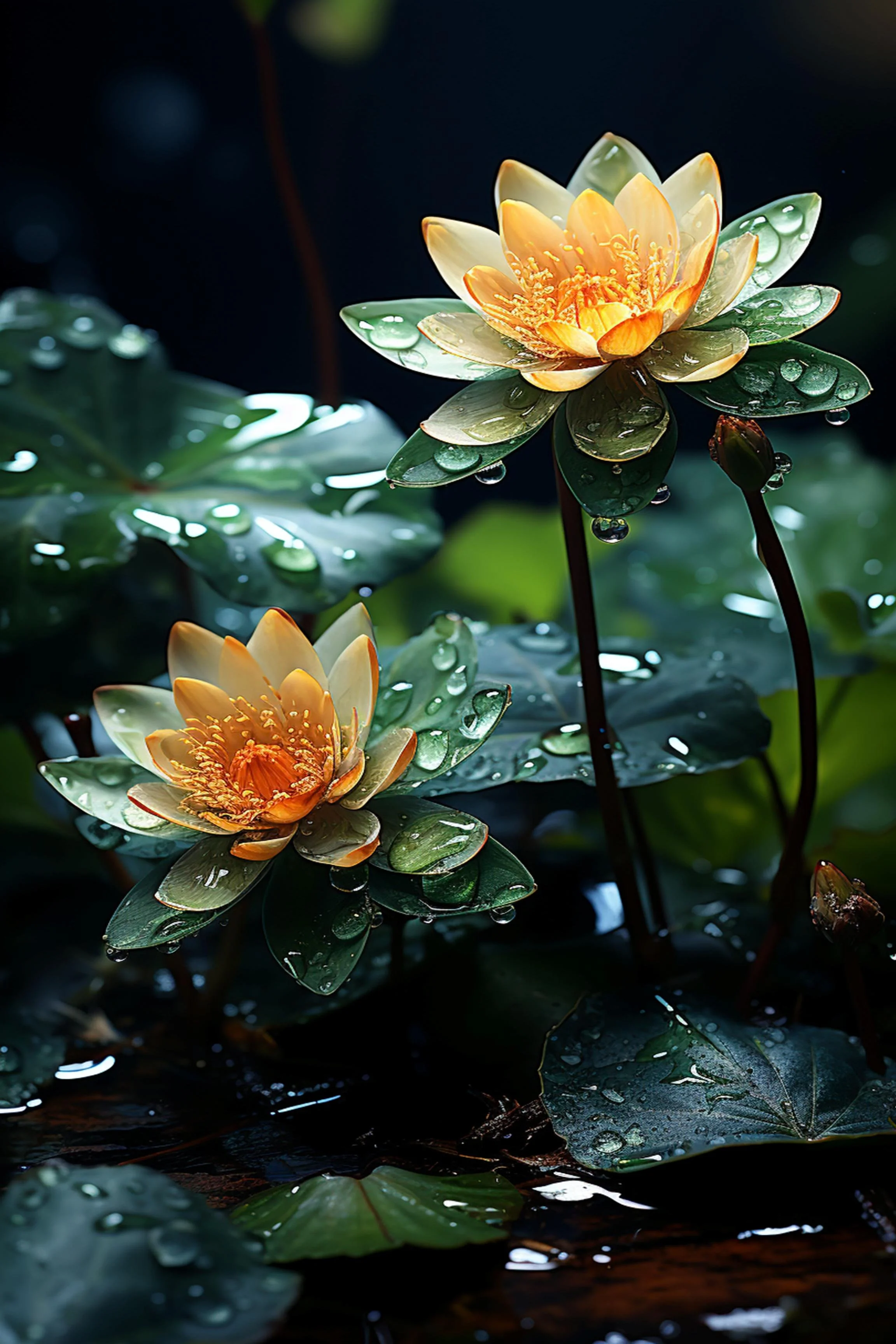#47 FLOWER ART –  Let Nature Bloom Through Art. — 24H × 36W Digital Art Artwork ID: MWS-FLW-047