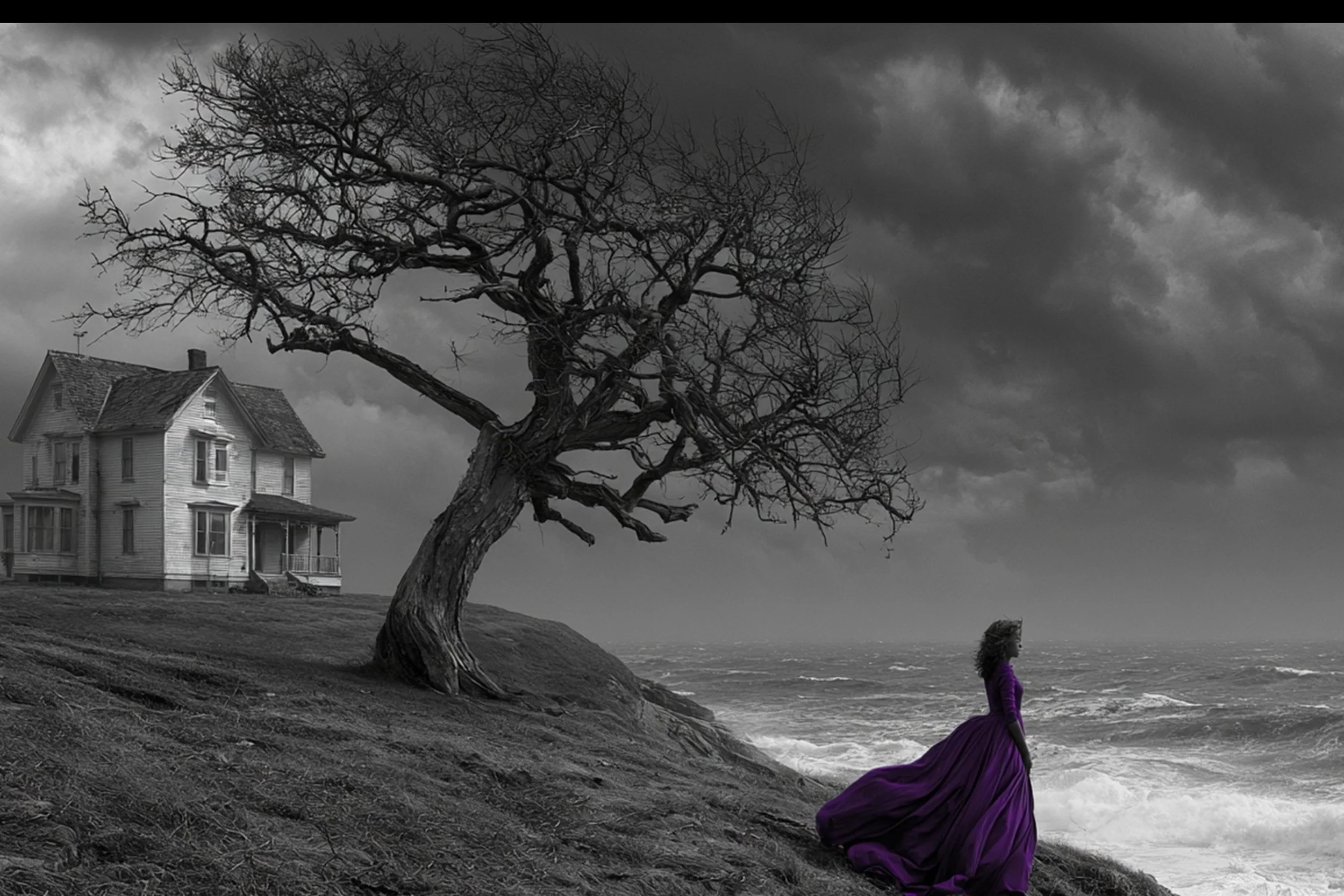 #47 BLACK & WHITE LANDSCAPE — Timeless Beauty in Every View 24W X 36H