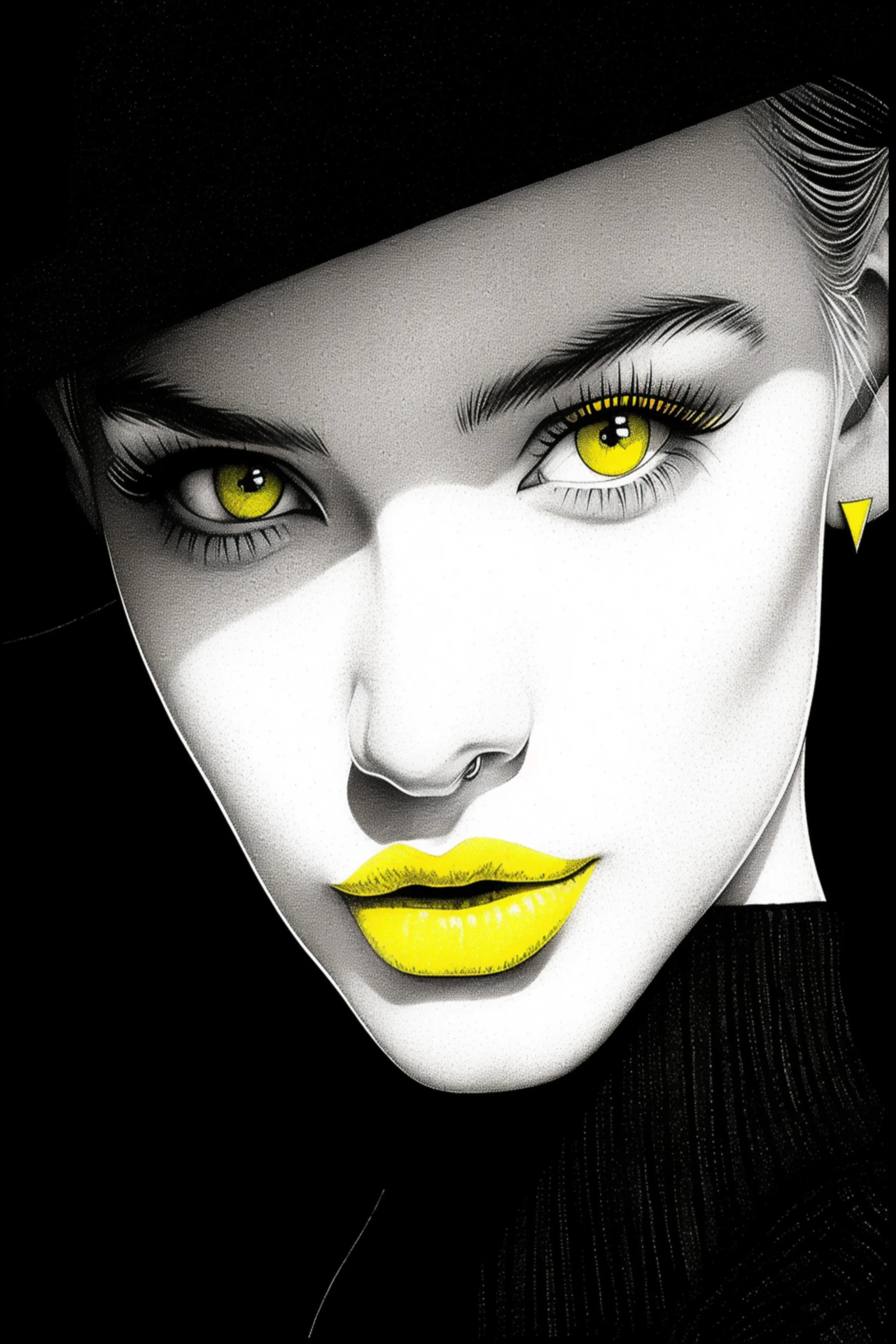 #2 ÉTERNELLE FEMME COLLECTION  – Beauty Changes. Elegance Endures.  – 24H × 36W Digital Art -- ID:;  MWS--ETFE– 002