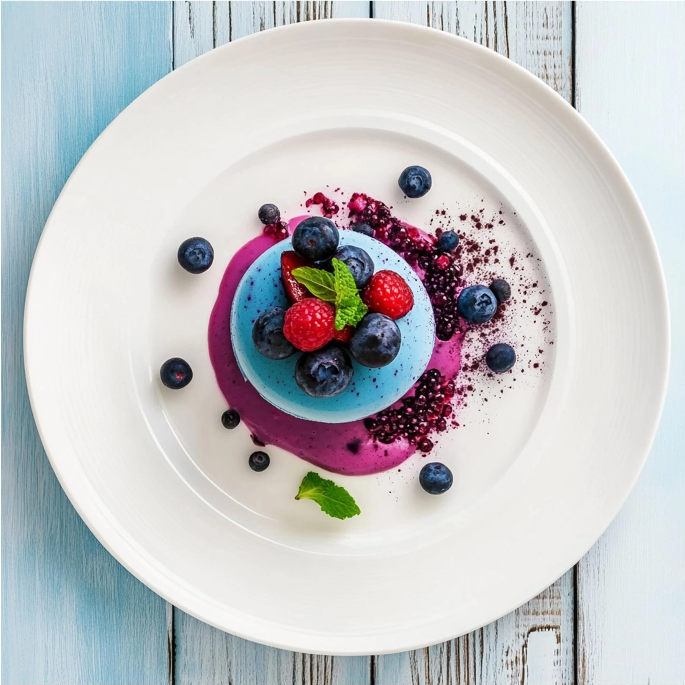 #9 INTL L&H DESSERT  — A Celebration of Sweet Flavor and Global Style. 24H × 34W Digital Art  - MWS-IDG-0009