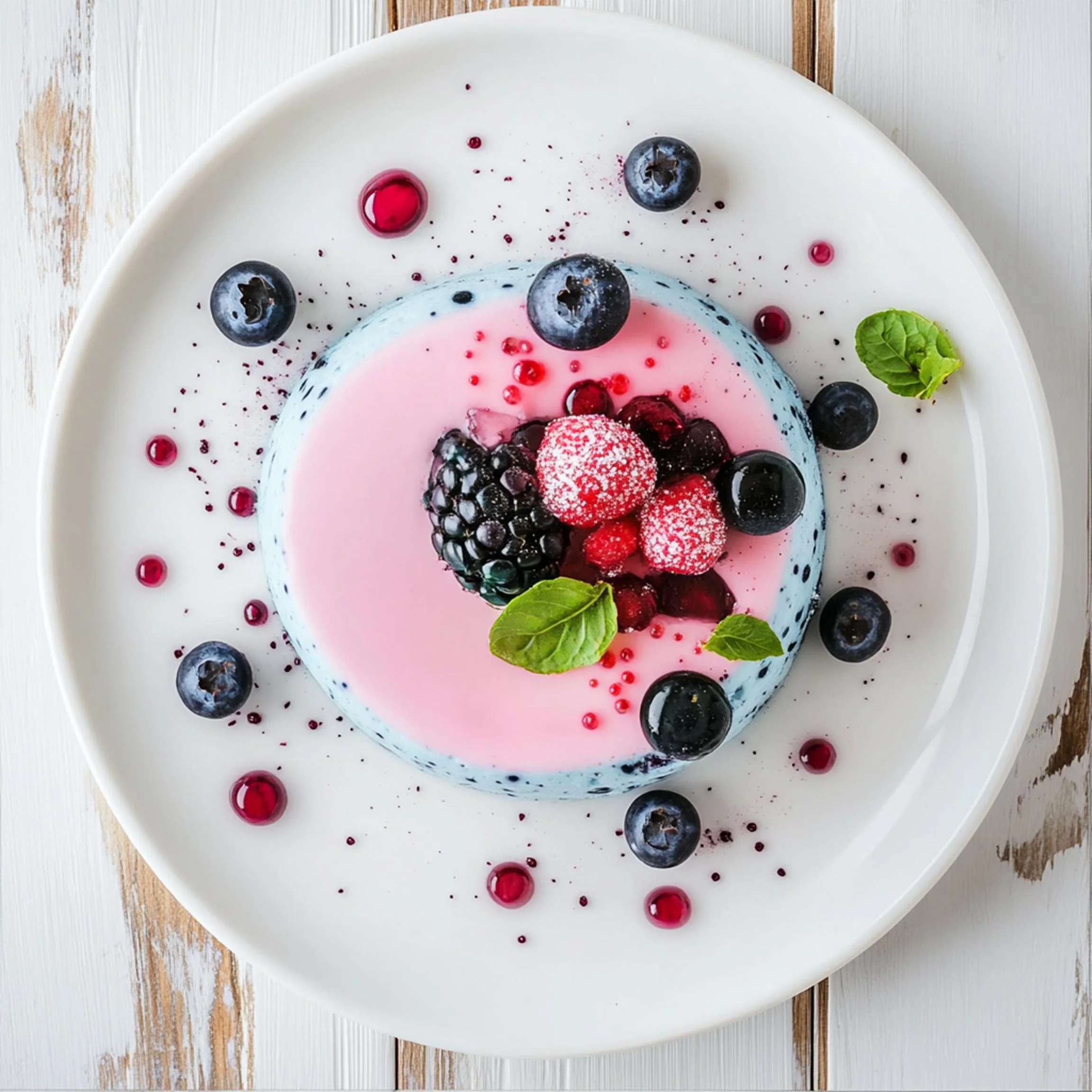 #20 INTL L&H DESSERT  — A Celebration of Sweet Flavor and Global Style. 24H × 34W Digital Art  - MWS-IDG-0020