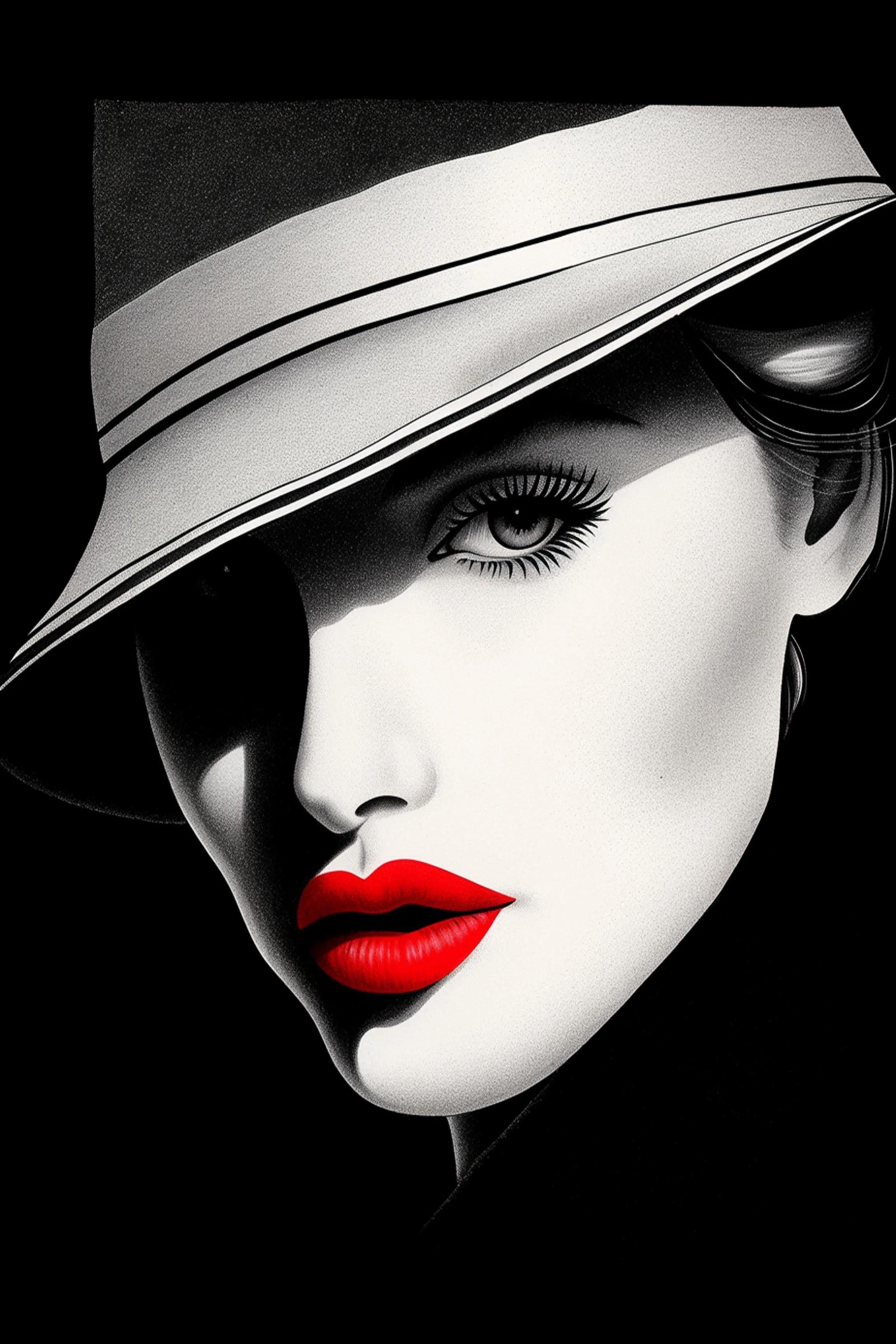 #9 ÉTERNELLE FEMME COLLECTION  – Beauty Changes. Elegance Endures.  – 24H × 36W Digital Art -- ID:;  MWS--ETFE– 009