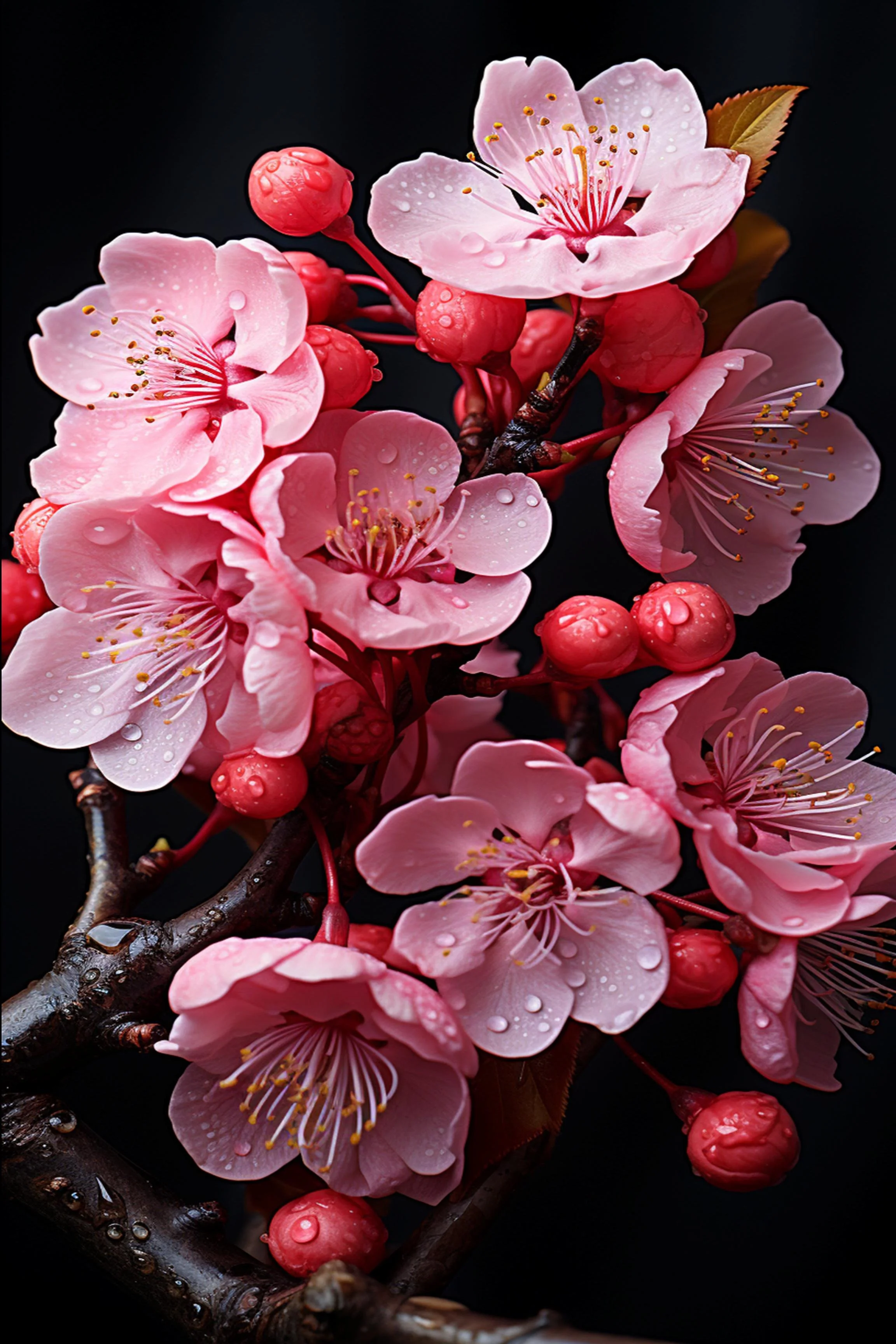 #38 FLOWER ART –  Let Nature Bloom Through Art. — 24H × 36W Digital Art Artwork ID: MWS-FLW-038
