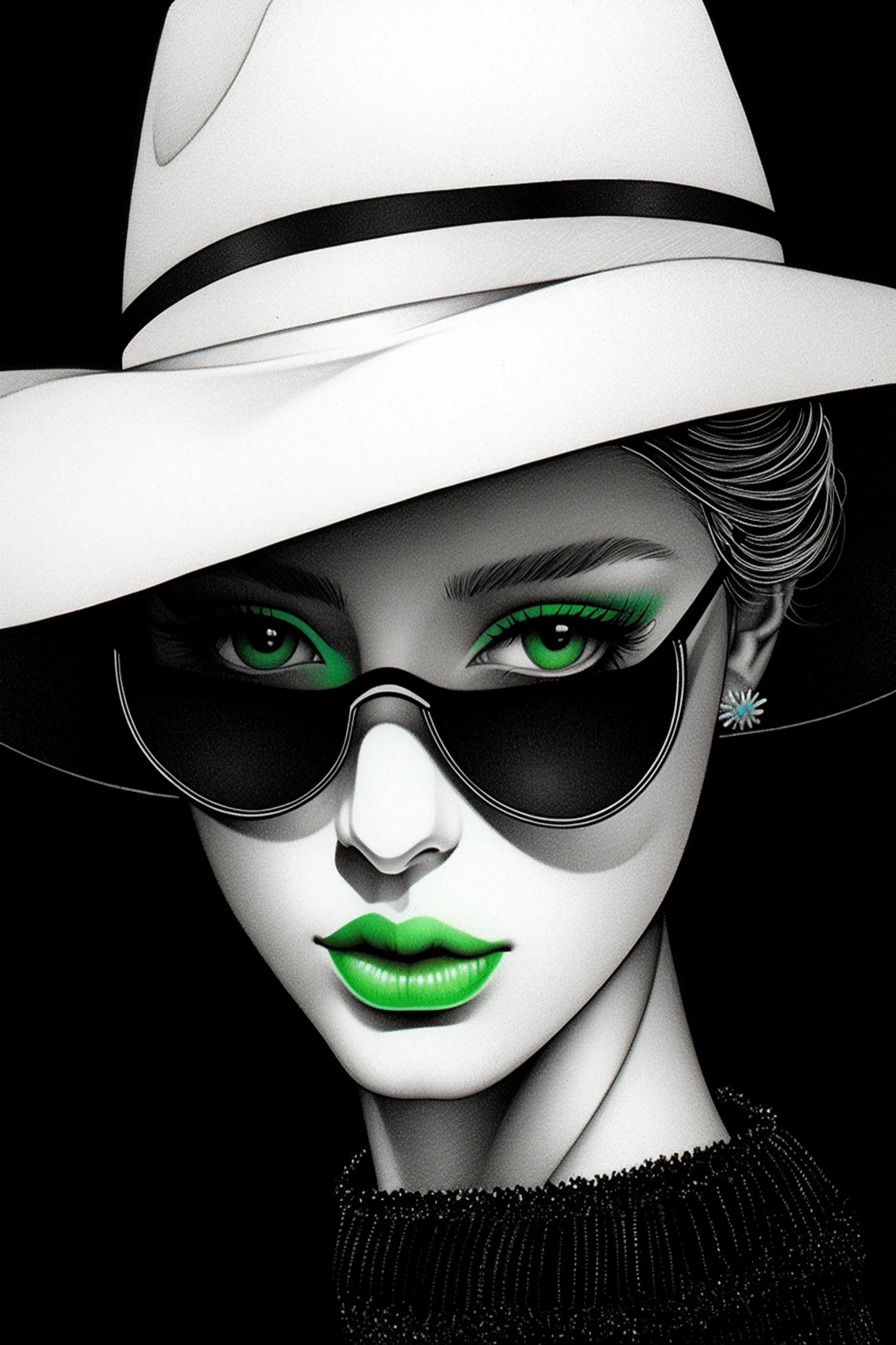 #75 ÉTERNACHIC COLLECTION — Style Changes. Elegance Remains. — 24H × 36W Digital Art — ID; MWS-ETER–0075