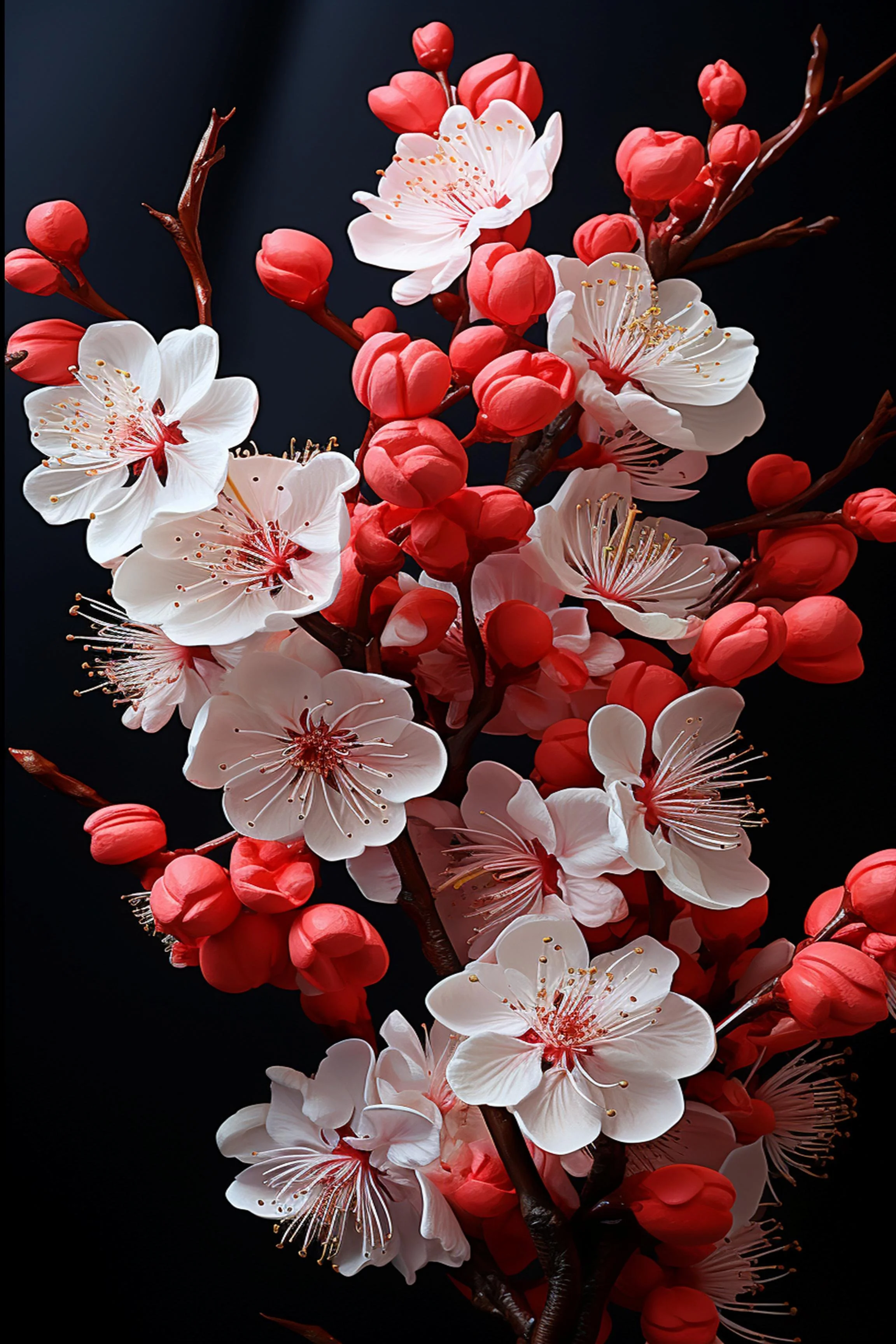 #41 FLOWER ART –  Let Nature Bloom Through Art. — 24H × 36W Digital Art Artwork ID: MWS-FLW-041