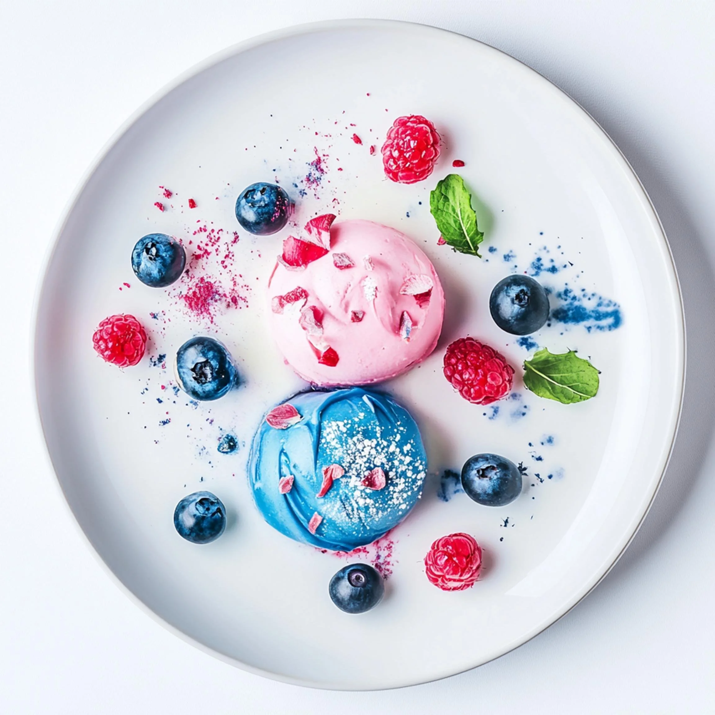 #14 INTL L&H DESSERT  — A Celebration of Sweet Flavor and Global Style. 24H × 34W Digital Art  - MWS-IDG-0014
