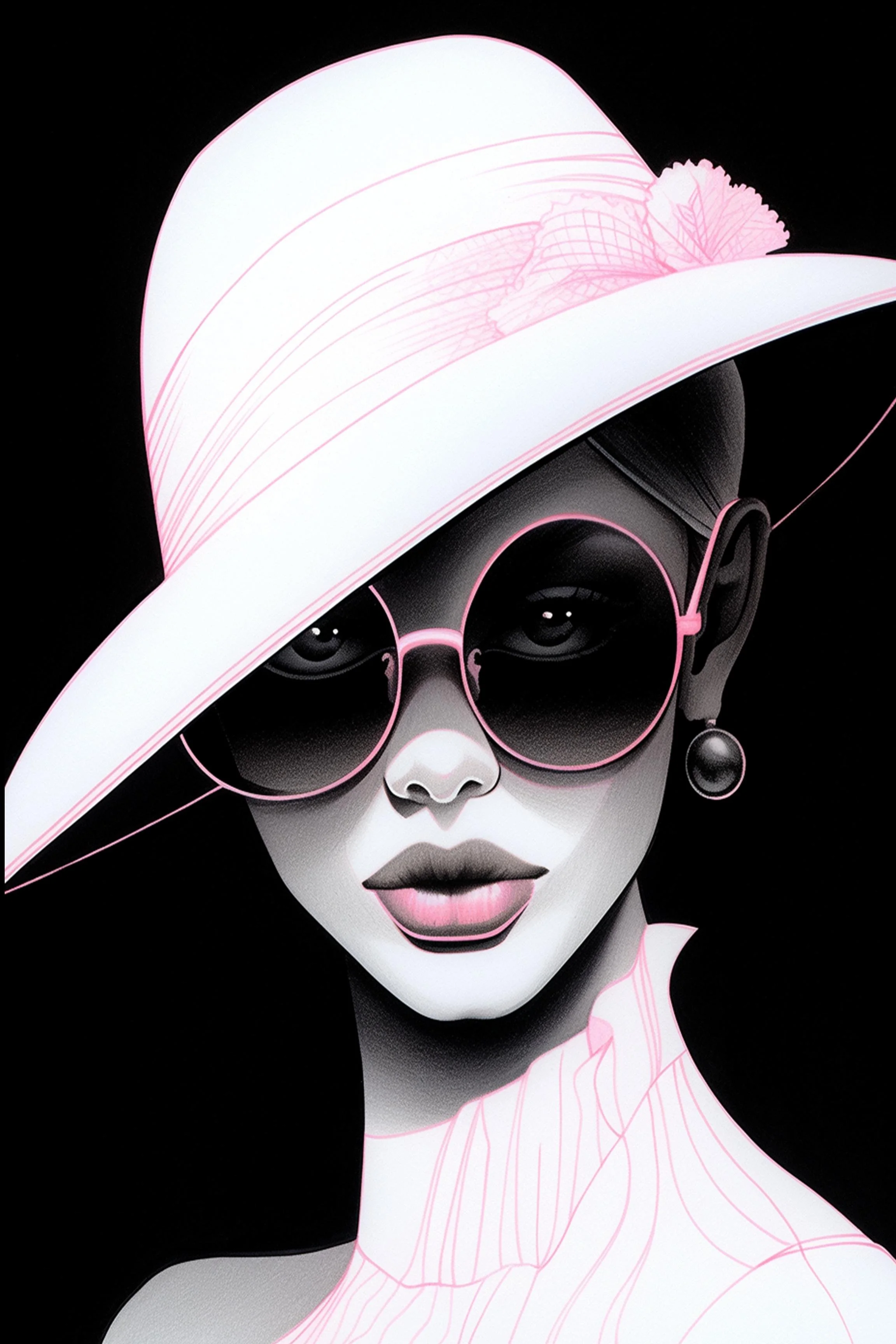 #54 ÉTERNACHIC COLLECTION — Style Changes. Elegance Remains. — 24H × 36W Digital Art — ID; MWS-ETER–0054