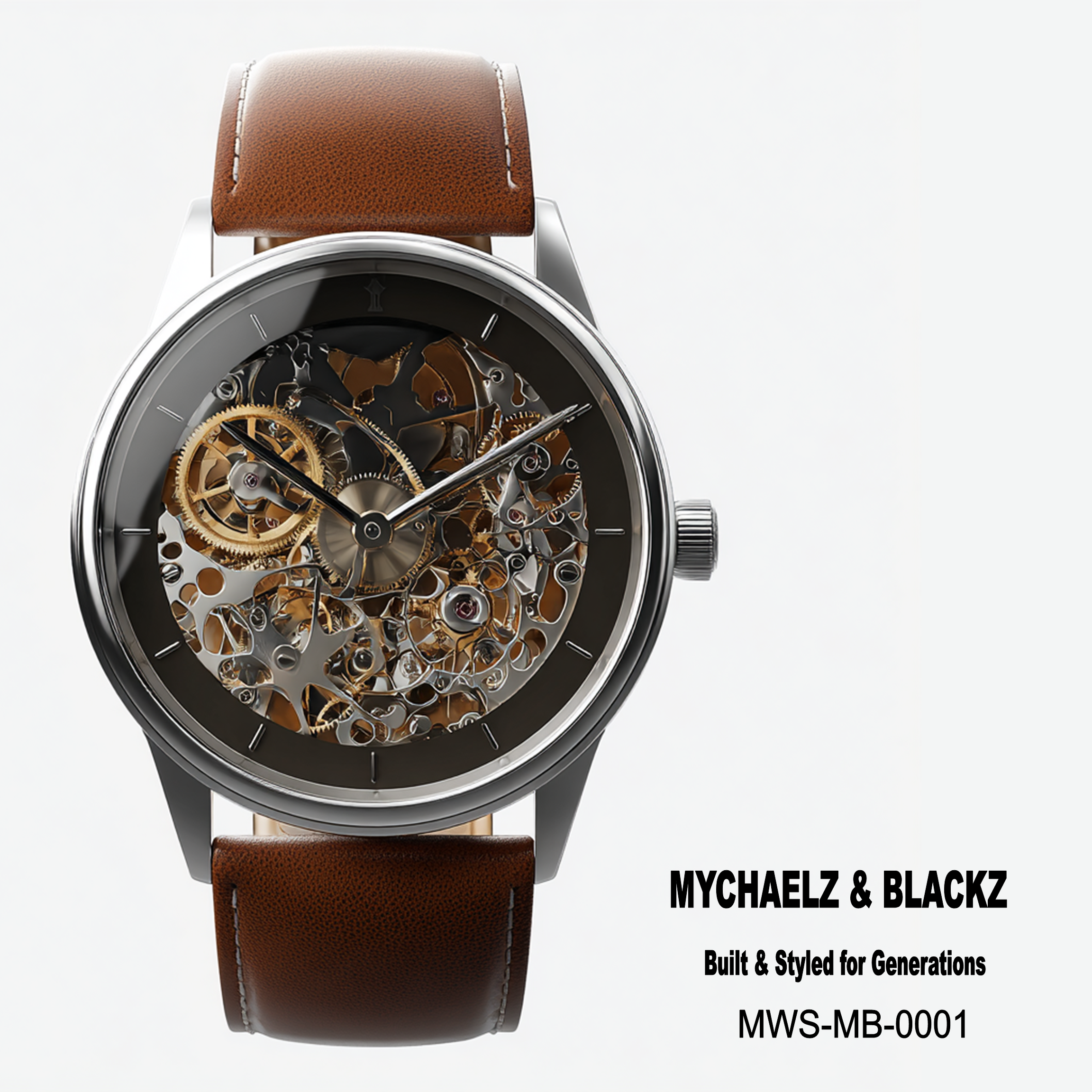 #1 MYCHAELZ & BLACKZ WATCH — Built & Styled for Generations 24H × 24W Digital Art  - MWS-MB-0001