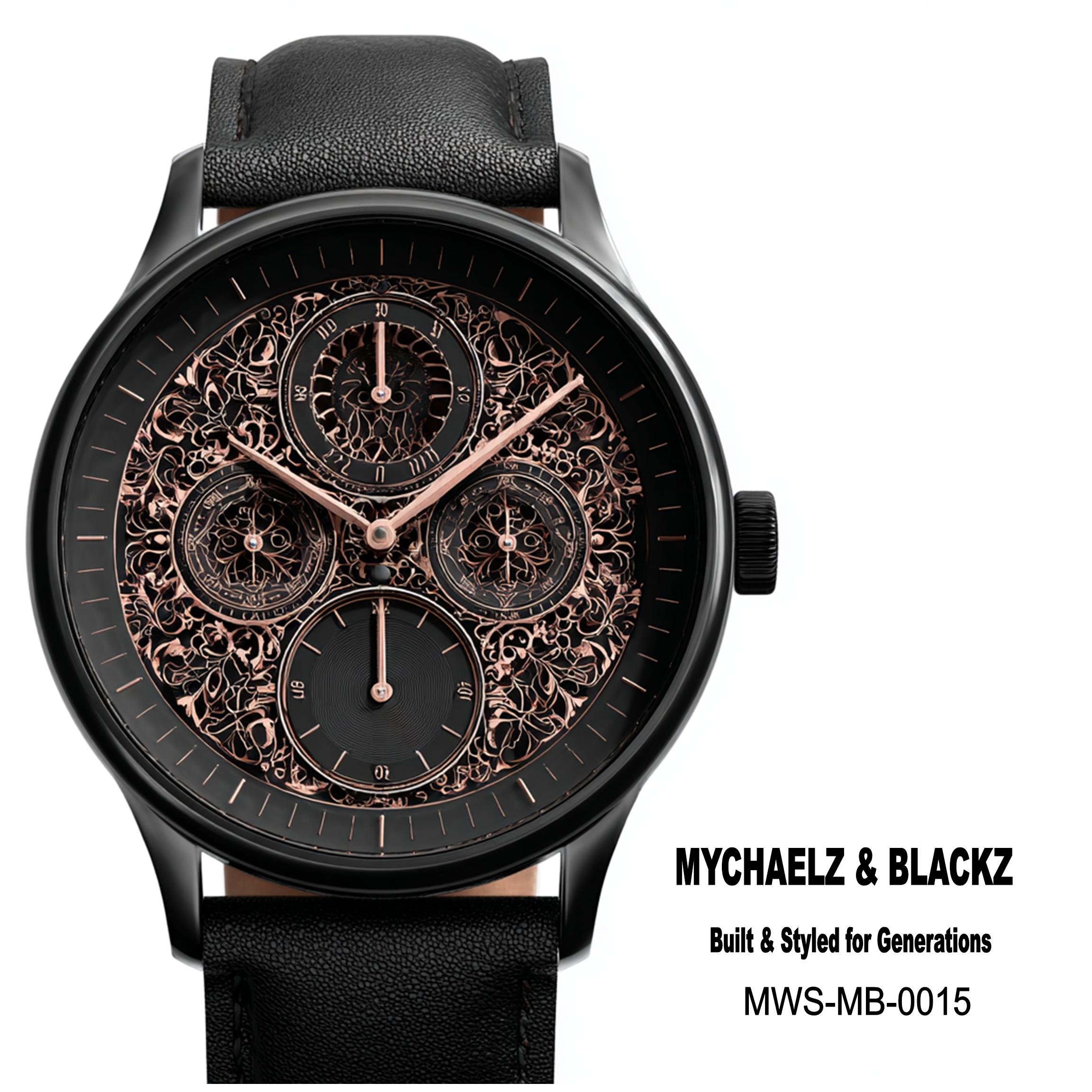 #15 Mychaelz & Blackz Watch — Built & Styled for Generations 24H × 24W Digital Art  - MWS-MB-0015