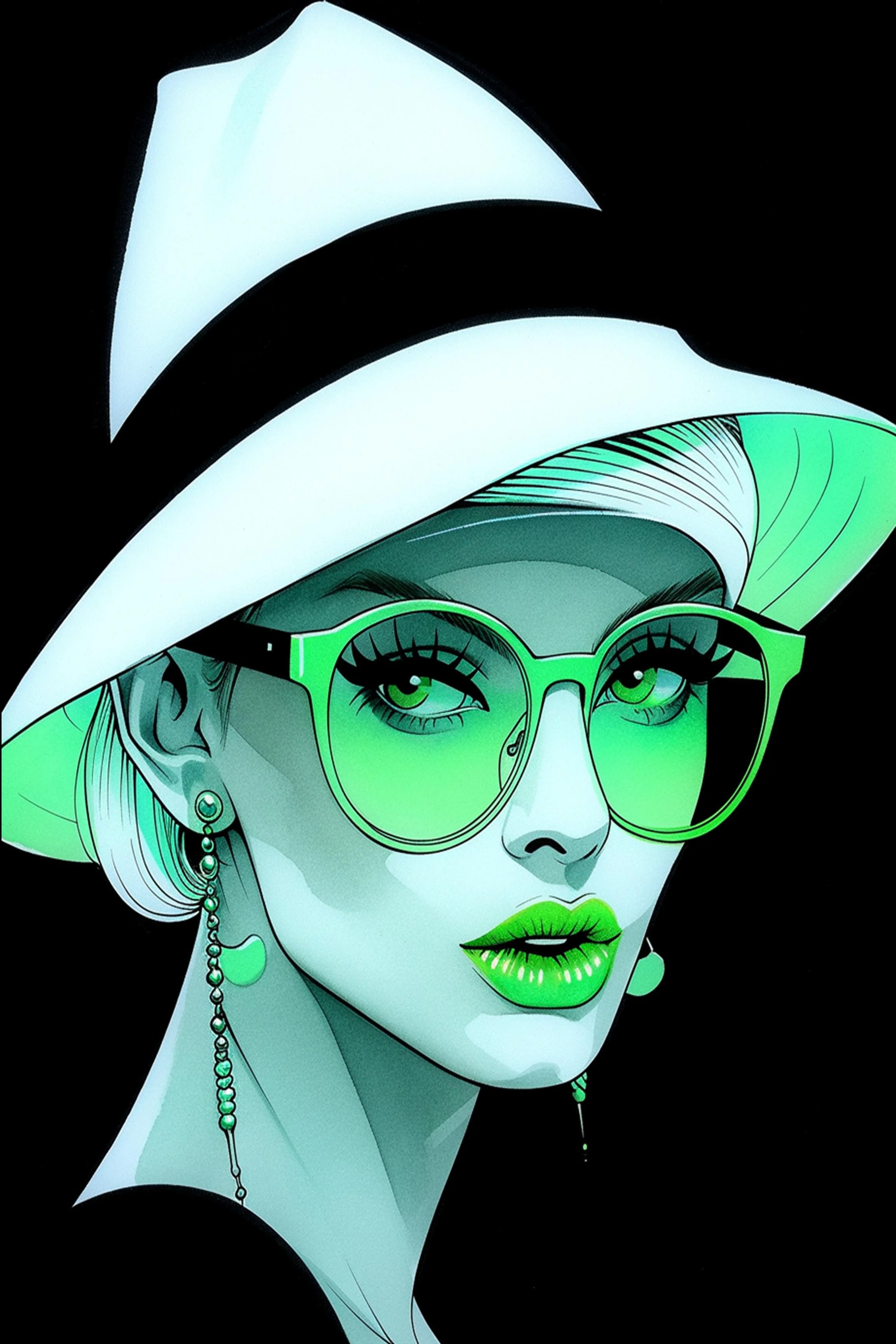 #55 ÉTERNACHIC COLLECTION — Style Changes. Elegance Remains. — 24H × 36W Digital Art — ID; MWS-ETER–0055