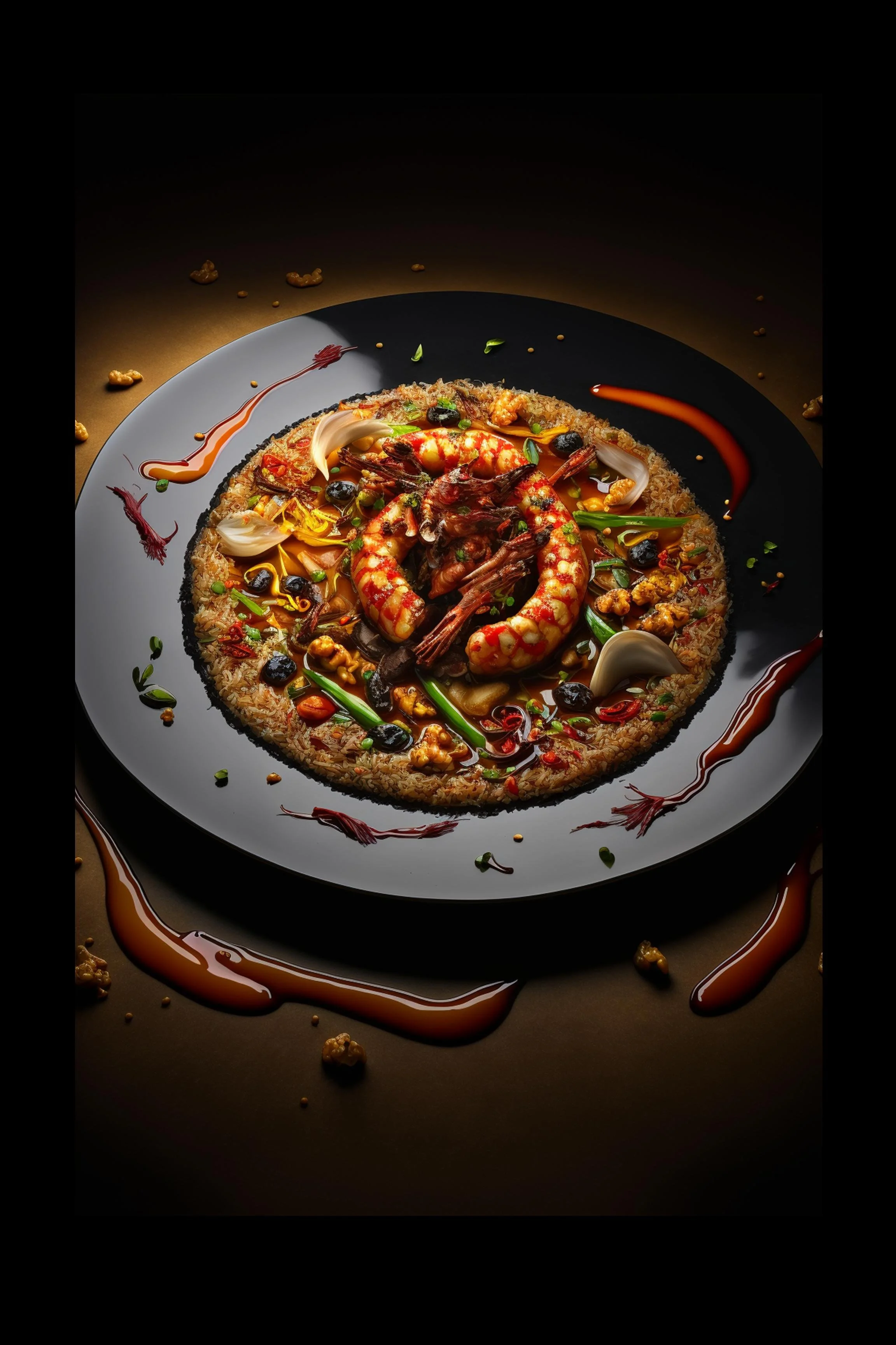 #9 International Dessert & Gourmet — A Celebration of Sweet Flavor and Global Style. 24H × 36W Digital Art  - MWS-INTL-0009