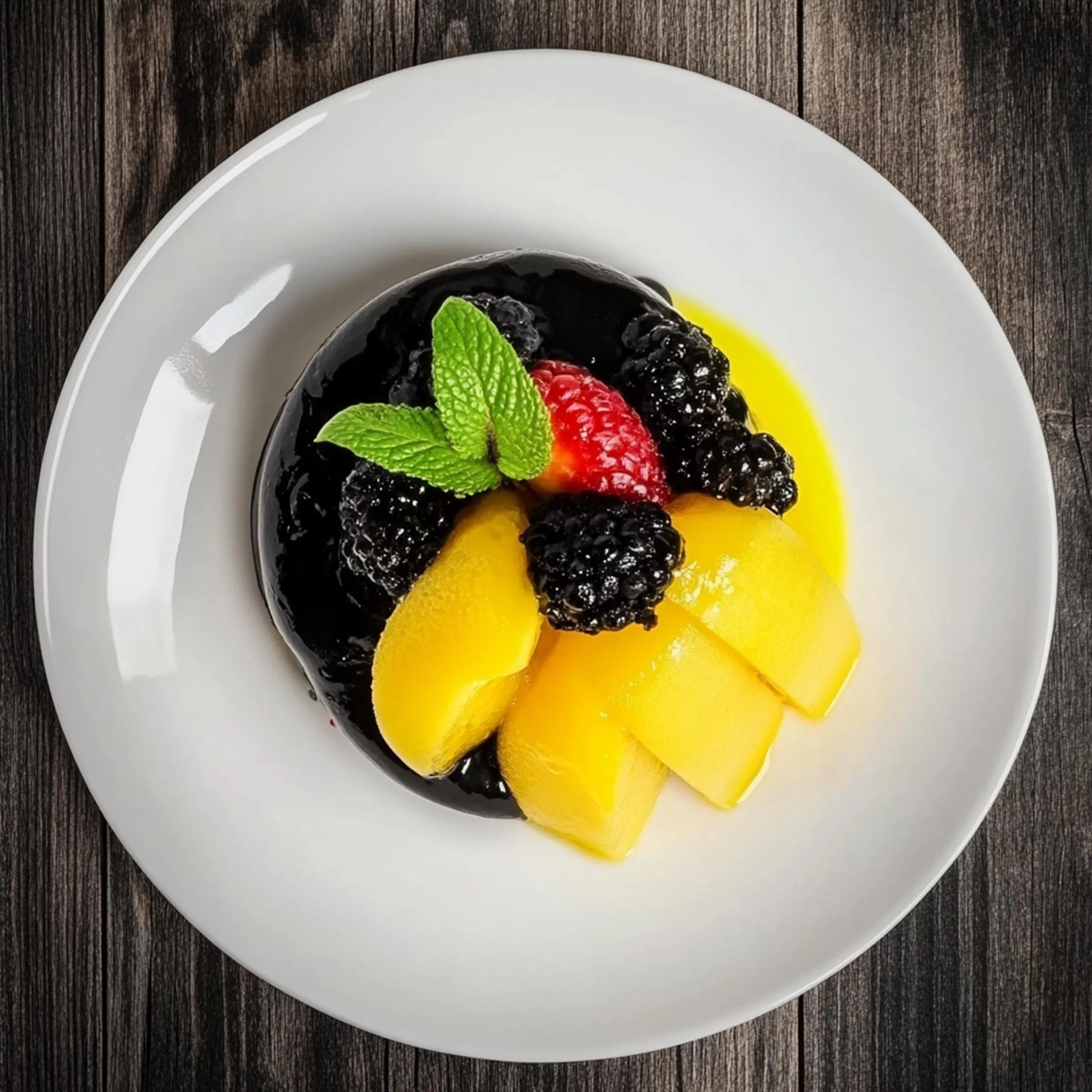 #25 INTL L&H DESSERT  — A Celebration of Sweet Flavor and Global Style. 24H × 34W Digital Art  - MWS-IDG-0025