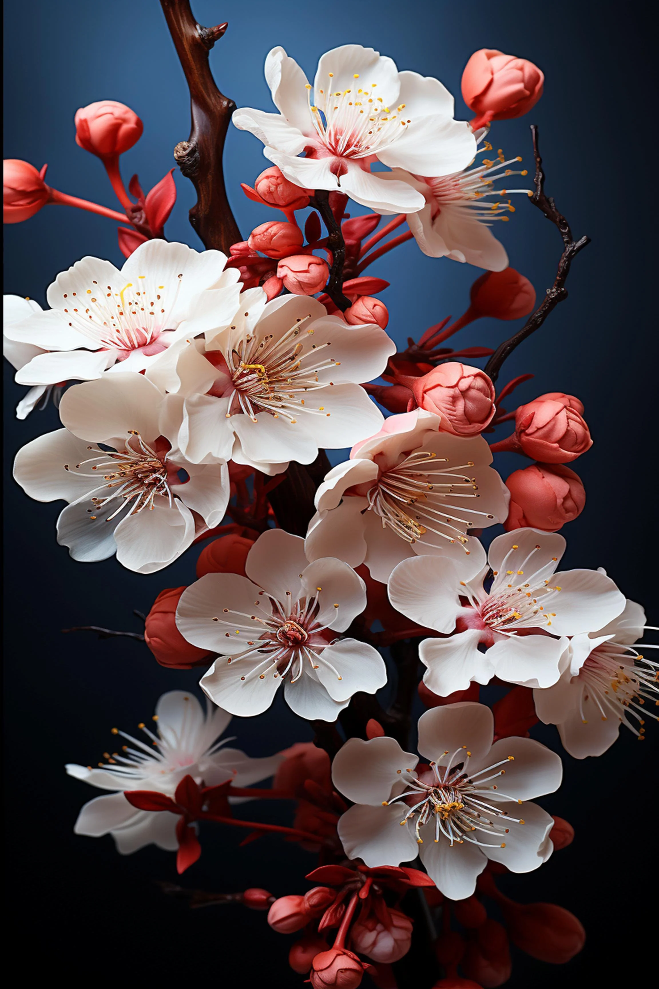 #37 FLOWER ART –  Let Nature Bloom Through Art. — 24H × 36W Digital Art Artwork ID: MWS-FLW-037