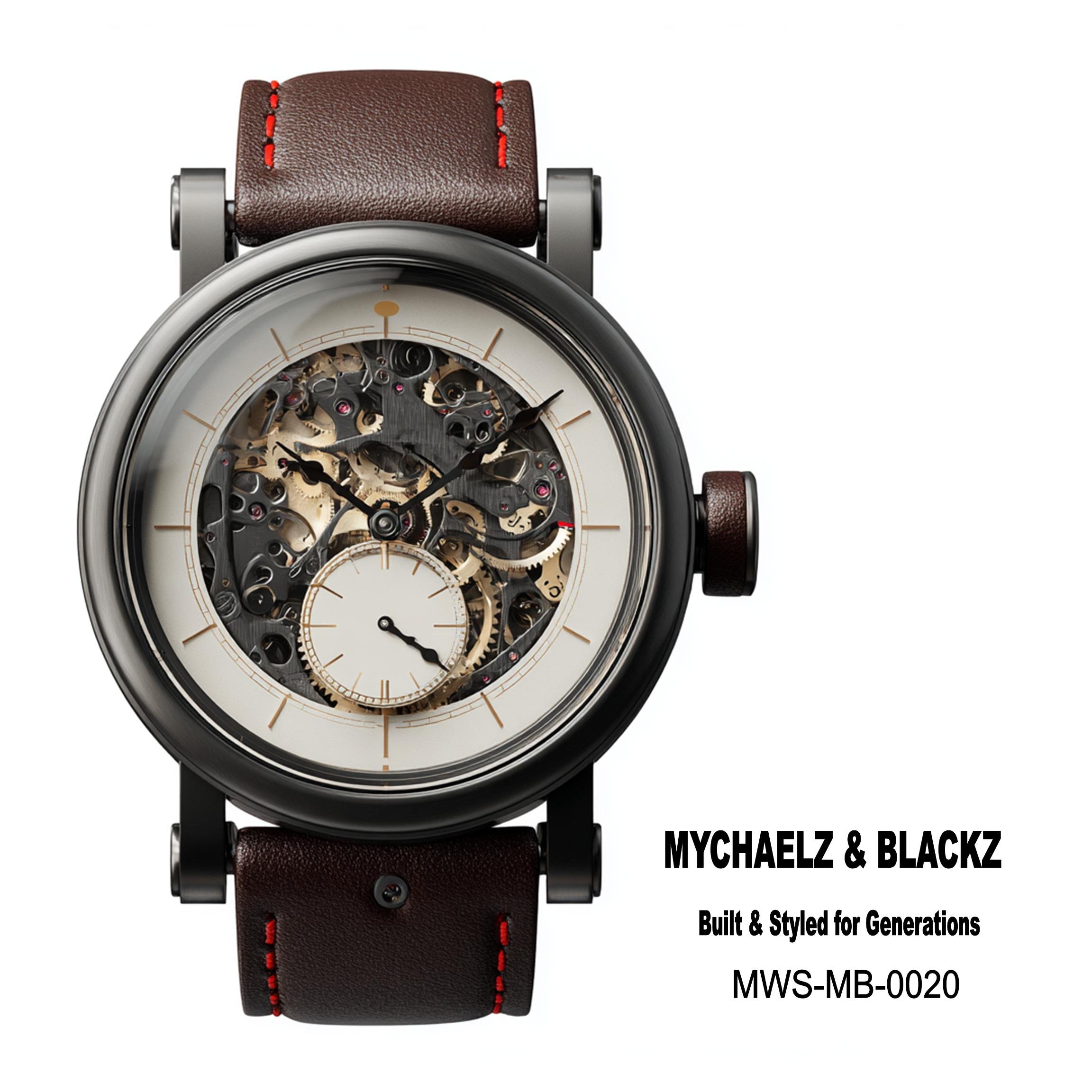 #20 Mychaelz & Blackz Watch — Built & Styled for Generations 24H × 24W Digital Art  - MWS-MB-0020