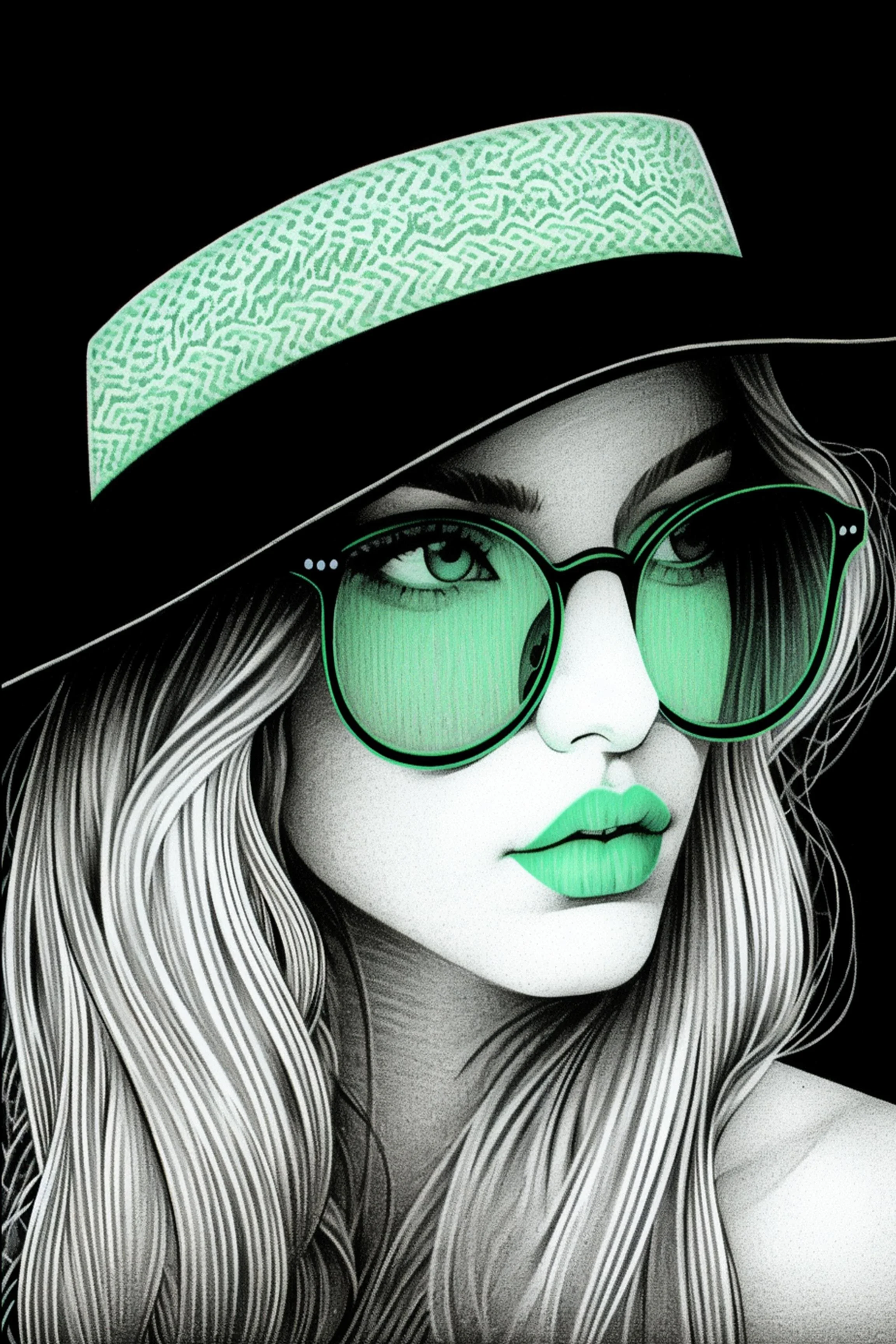 #68 ÉTERNACHIC COLLECTION — Style Changes. Elegance Remains. — 24H × 36W Digital Art — ID; MWS-ETER–0068