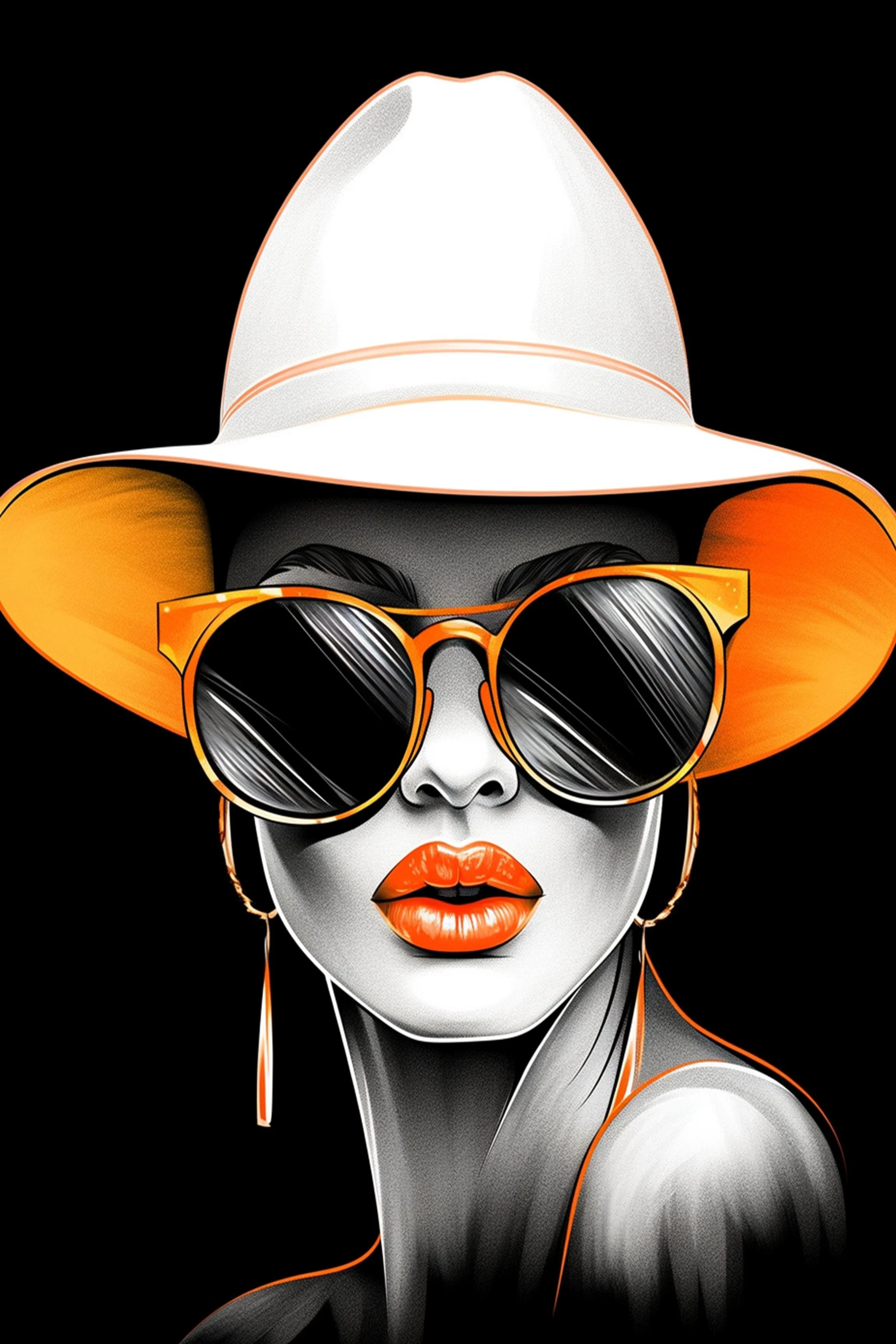 #77 ÉTERNACHIC COLLECTION — Style Changes. Elegance Remains. — 24H × 36W Digital Art — ID; MWS-ETER–0077