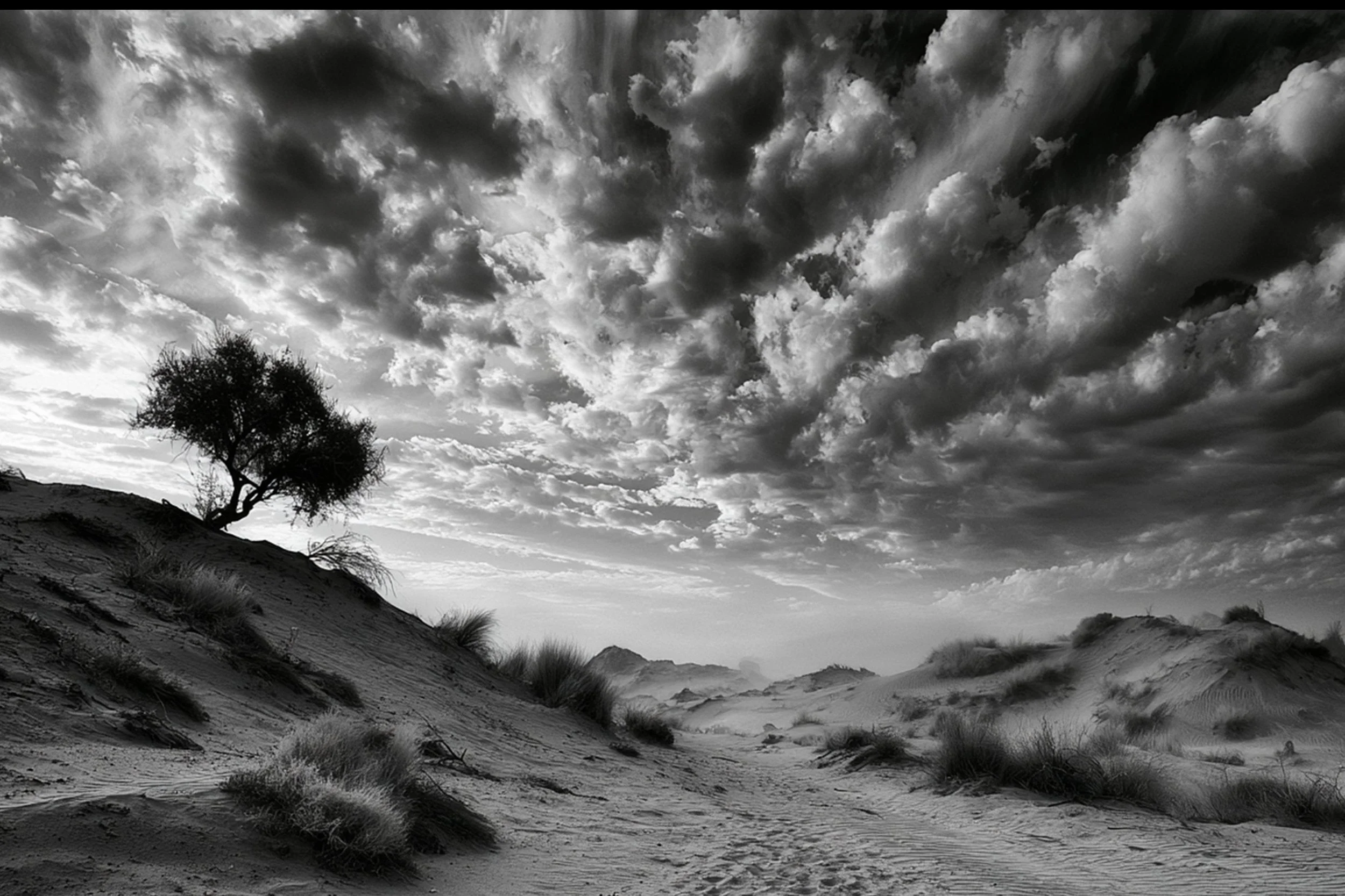 #23 BLACK & WHITE LANDSCAPE — Timeless Beauty in Every View 24W X 36H