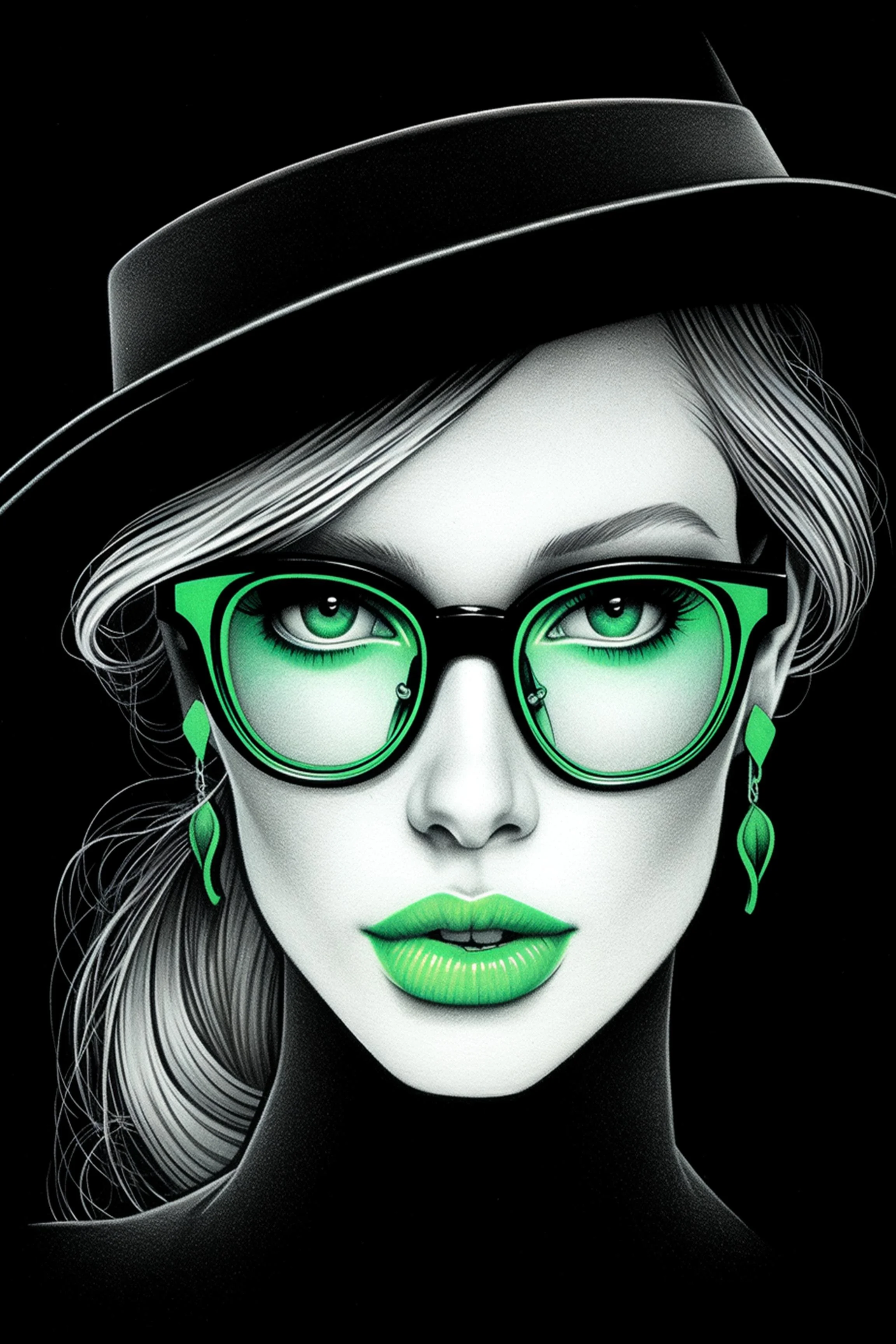 #79 ÉTERNACHIC COLLECTION — Style Changes. Elegance Remains. — 24H × 36W Digital Art — ID; MWS-ETER–0079
