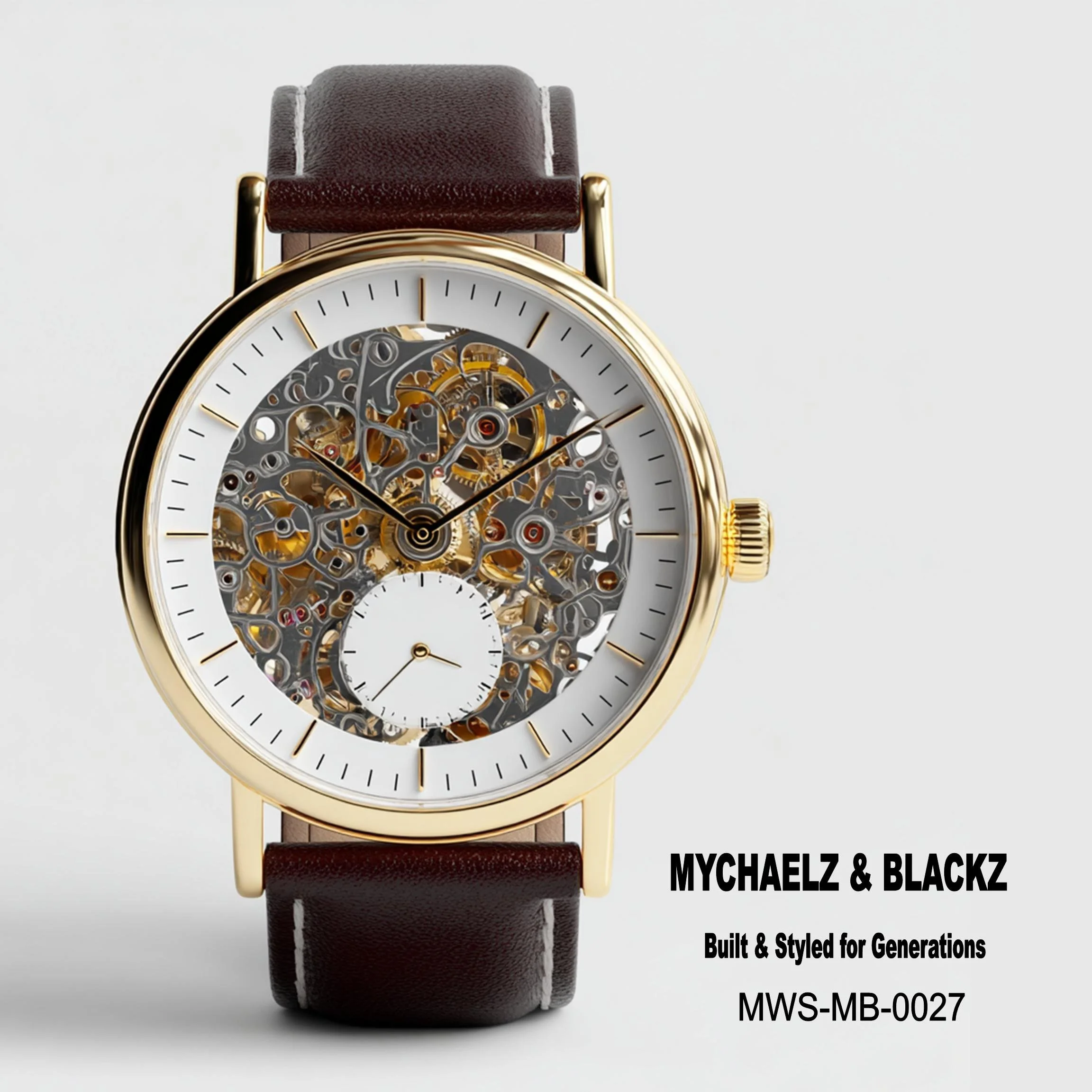 #27 Mychaelz & Blackz Watch — Built & Styled for Generations 24H × 24W Digital Art  - MWS-MB-0027