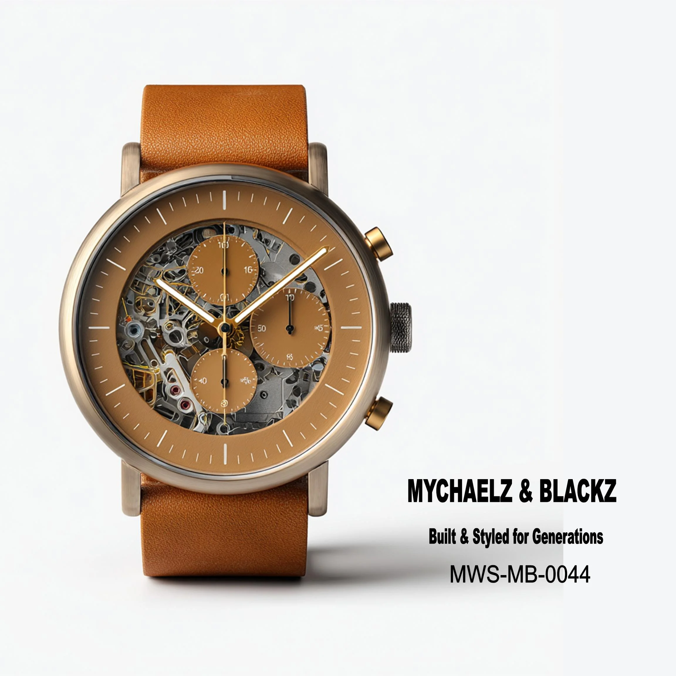#44 Mychaelz & Blackz Watch — Built & Styled for Generations 24H × 24W Digital Art  - MWS-MB-0044
