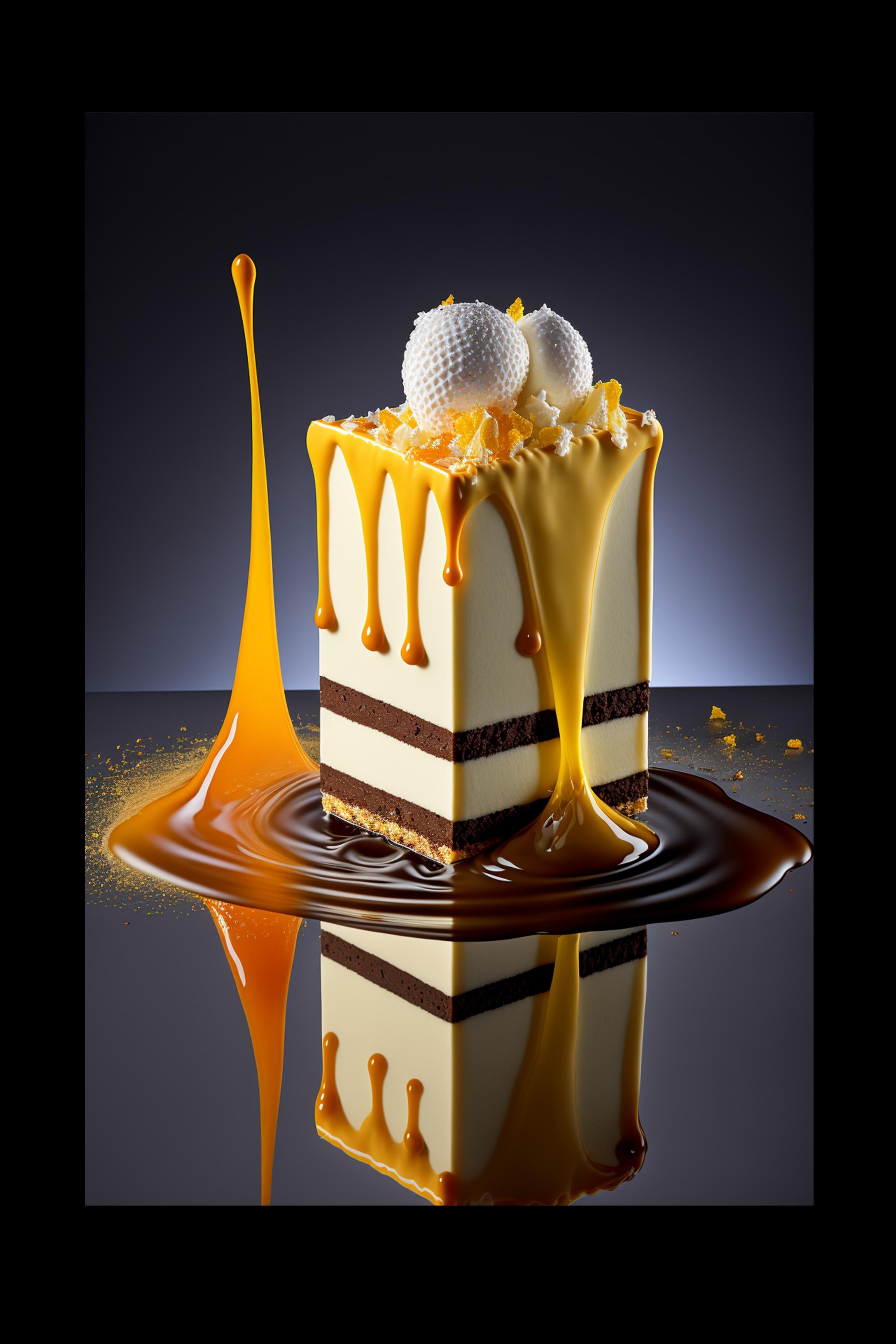 #41 International Dessert & Gourmet — A Celebration of Sweet Flavor and Global Style. 24H × 36W Digital Art  - MWS-INTL-0041