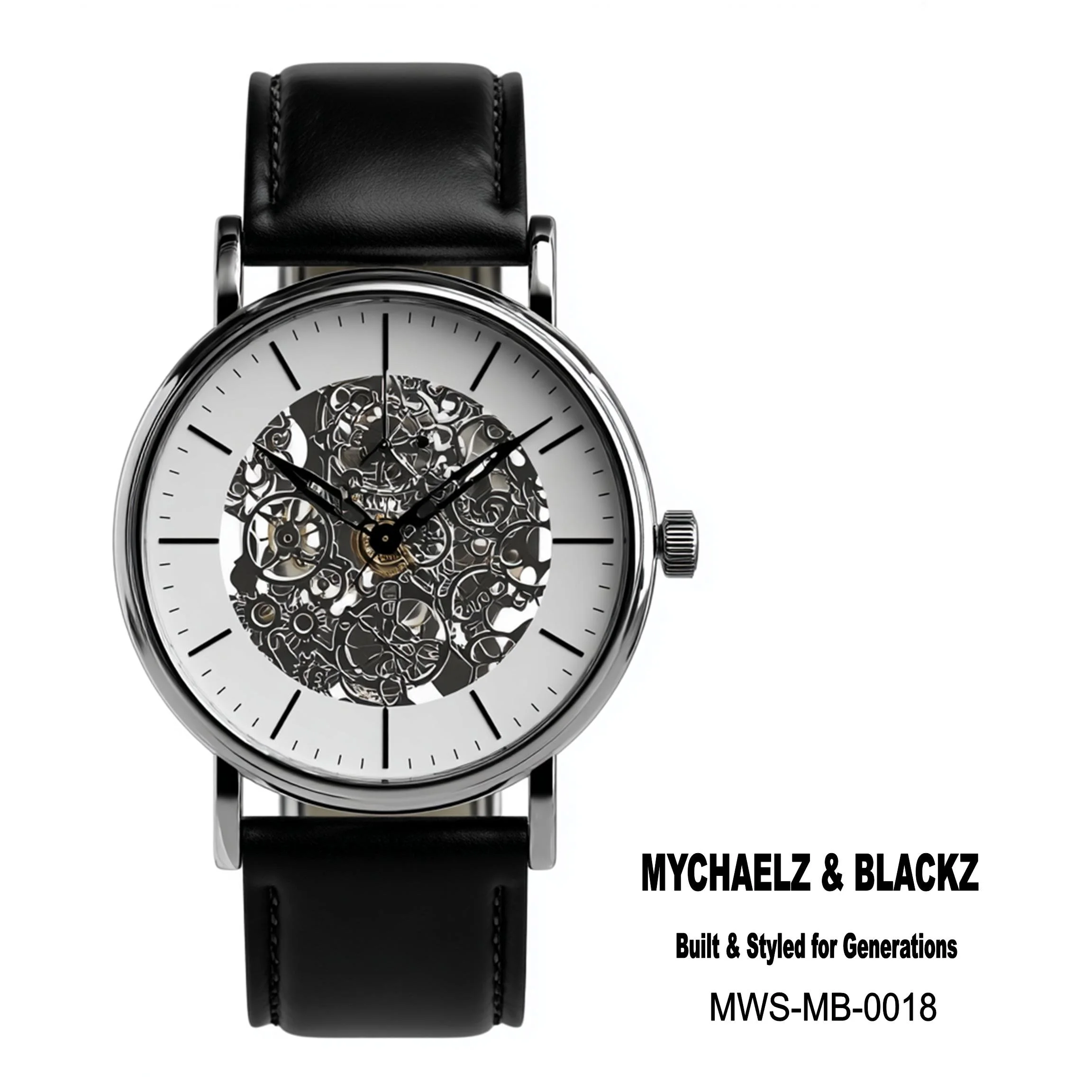 #17 Mychaelz & Blackz Watch — Built & Styled for Generations 24H × 24W Digital Art  - MWS-MB-0017