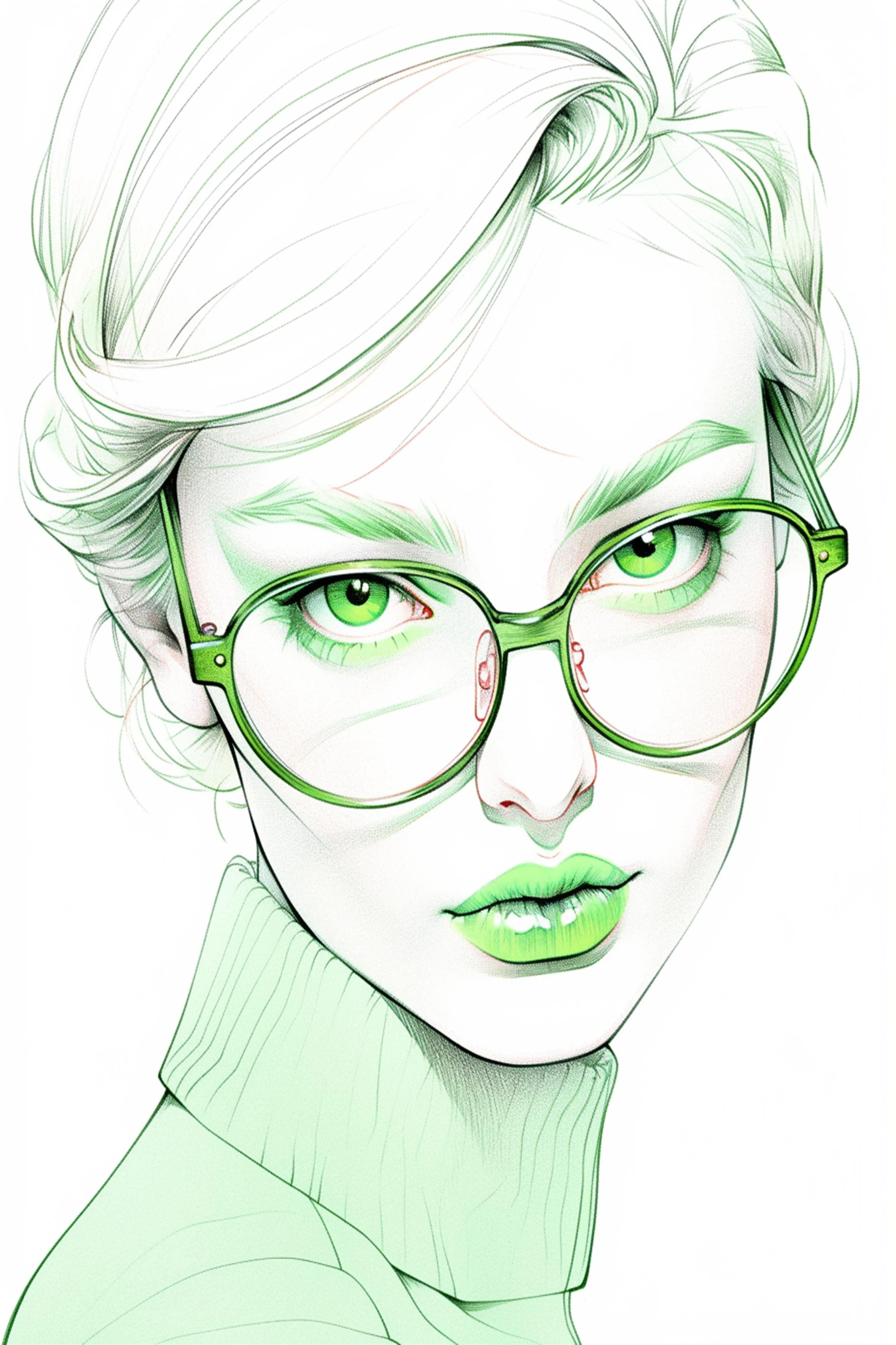 #91 ÉTERNACHIC COLLECTION — Style Changes. Elegance Remains. — 24H × 36W Digital Art — ID; MWS-ETER–0091