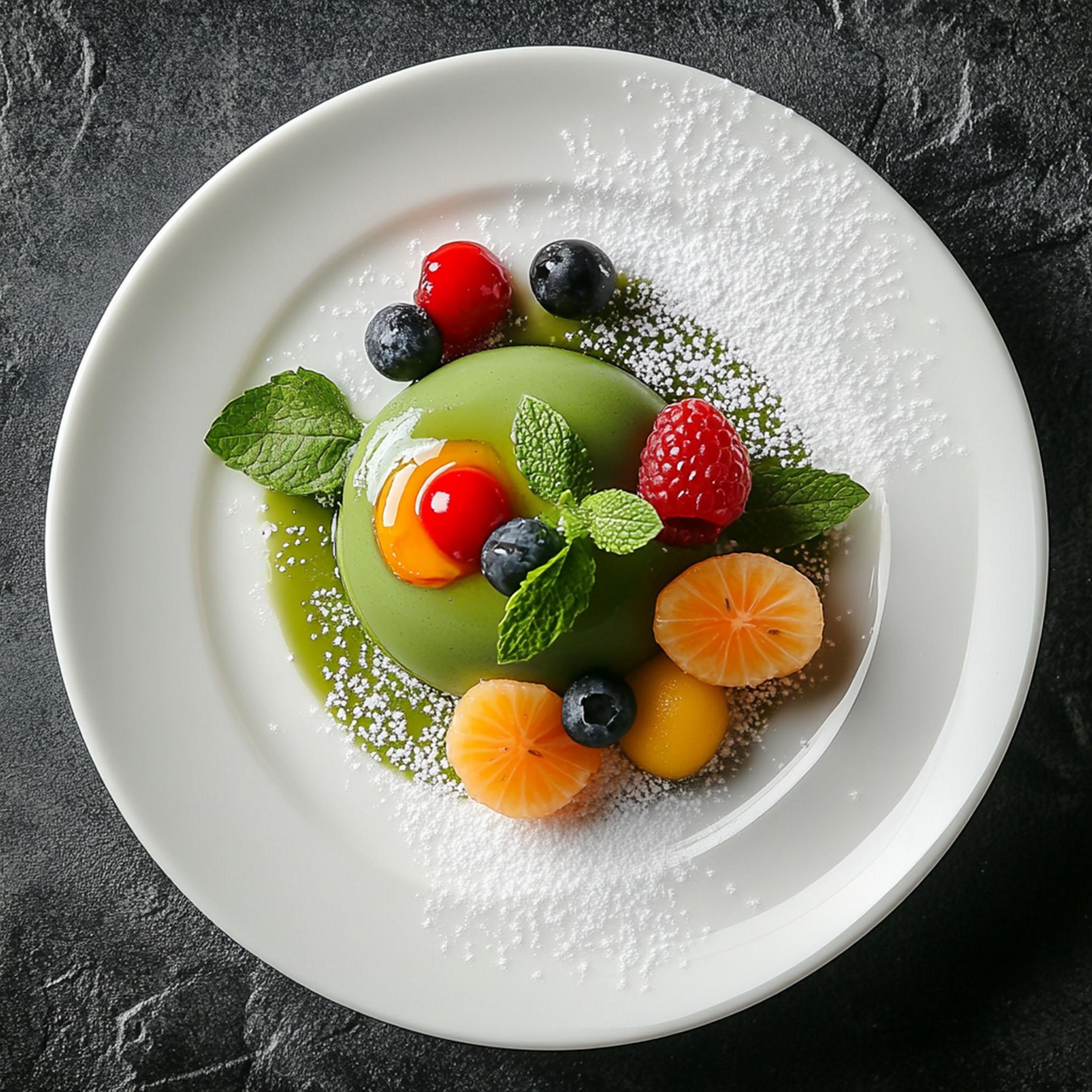 #36 INTL L&H DESSERT  — A Celebration of Sweet Flavor and Global Style. 24H × 34W Digital Art  - MWS-IDG-0036