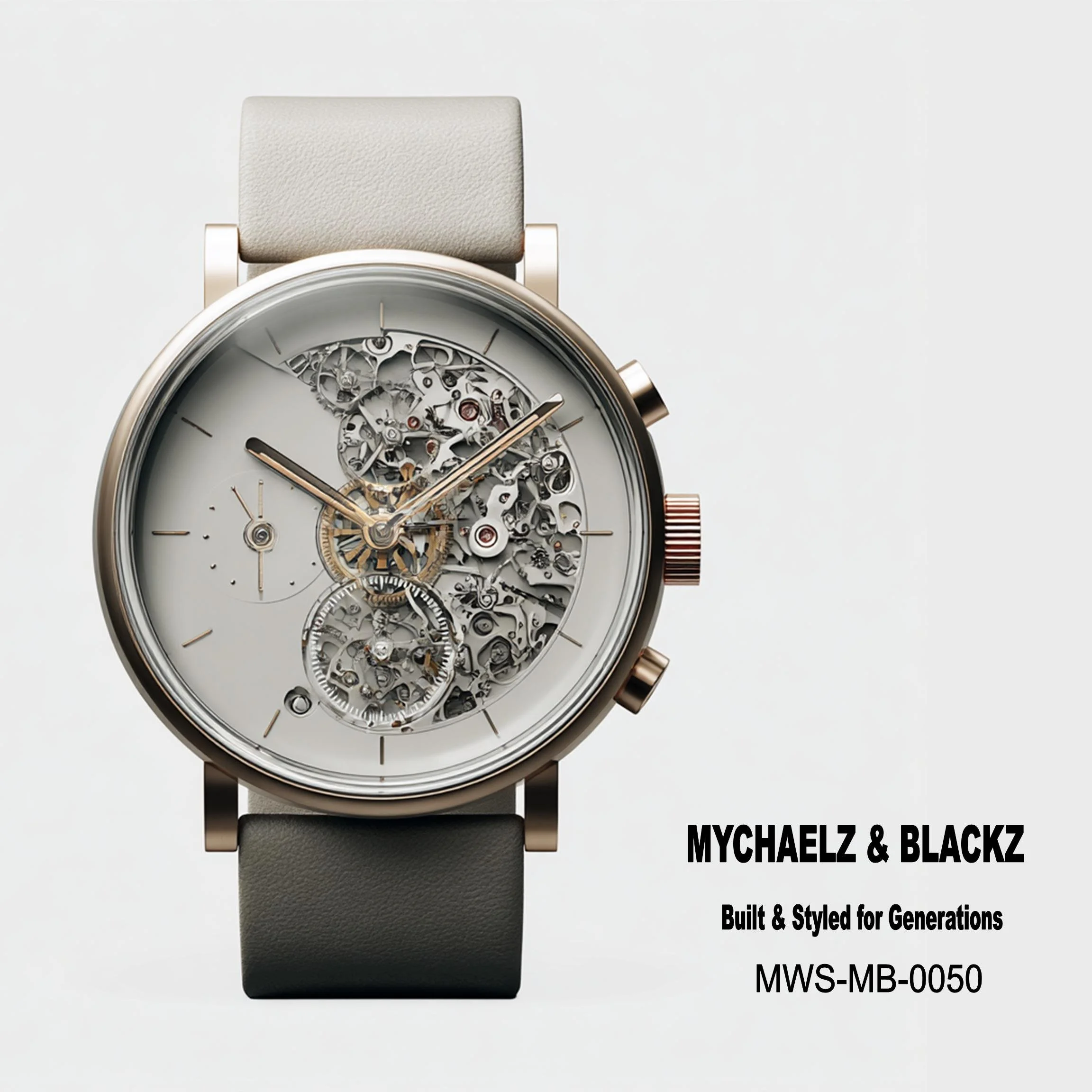 #50 Mychaelz & Blackz Watch — Built & Styled for Generations 24H × 24W Digital Art  - MWS-MB-0050