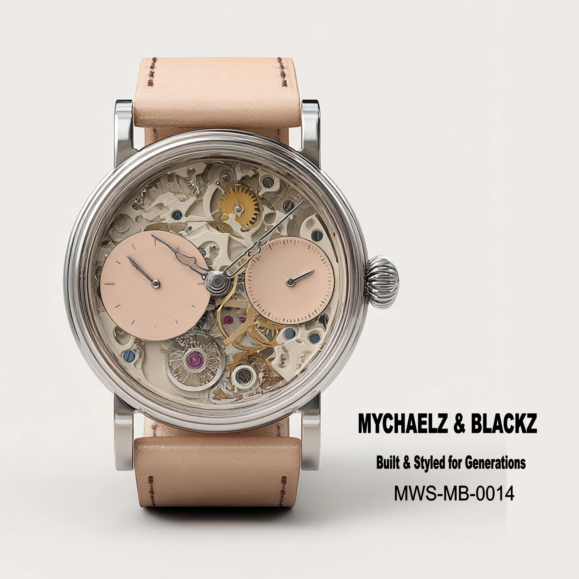 #14 Mychaelz & Blackz Watch — Built & Styled for Generations 24H × 24W Digital Art  - MWS-MB-0014