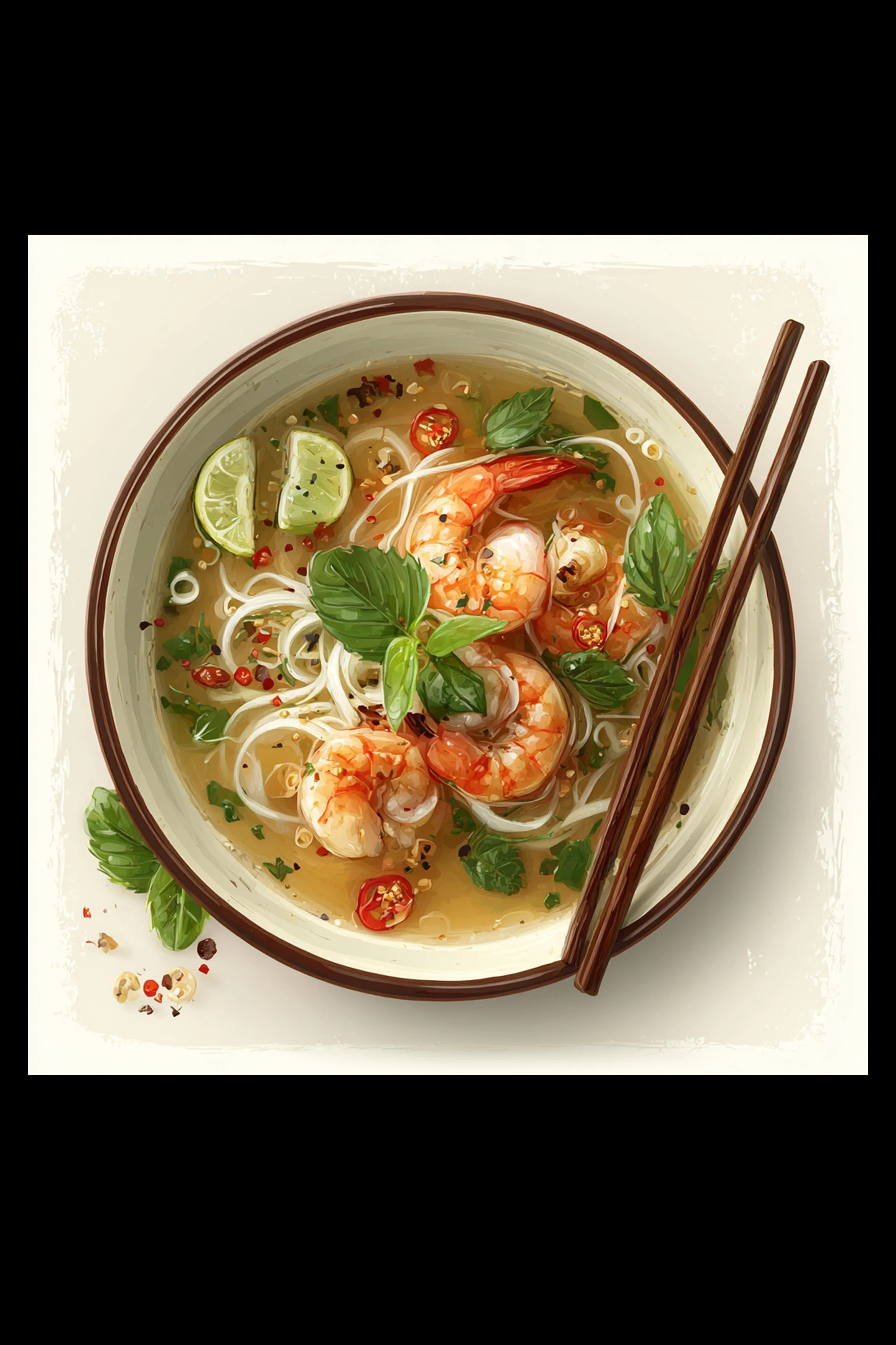 #15 Vietnamese Gourmet & Dessert — A Taste of Vietnam, Celebrated Through Art. — 24H × 24W Digital Art - MWS-VGD-00015