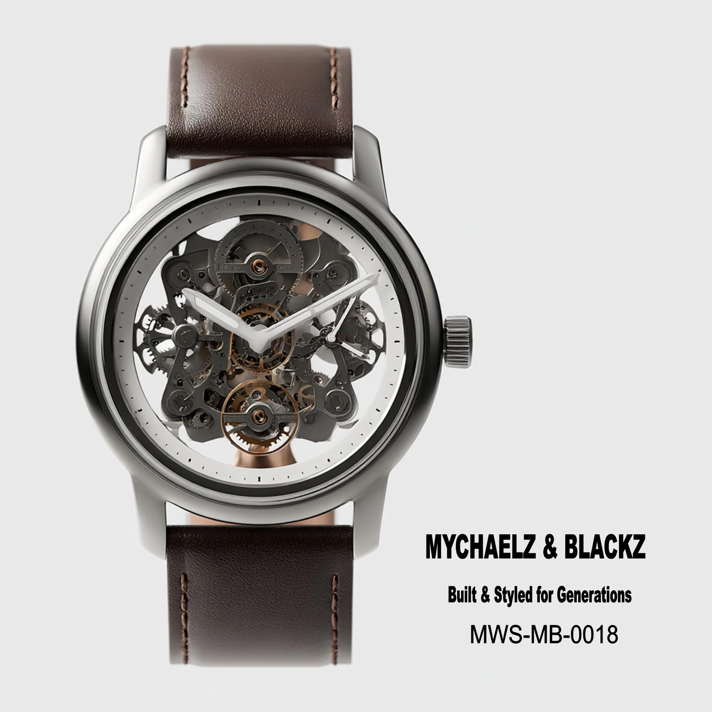 #18 Mychaelz & Blackz Watch — Built & Styled for Generations 24H × 24W Digital Art  - MWS-MB-0018