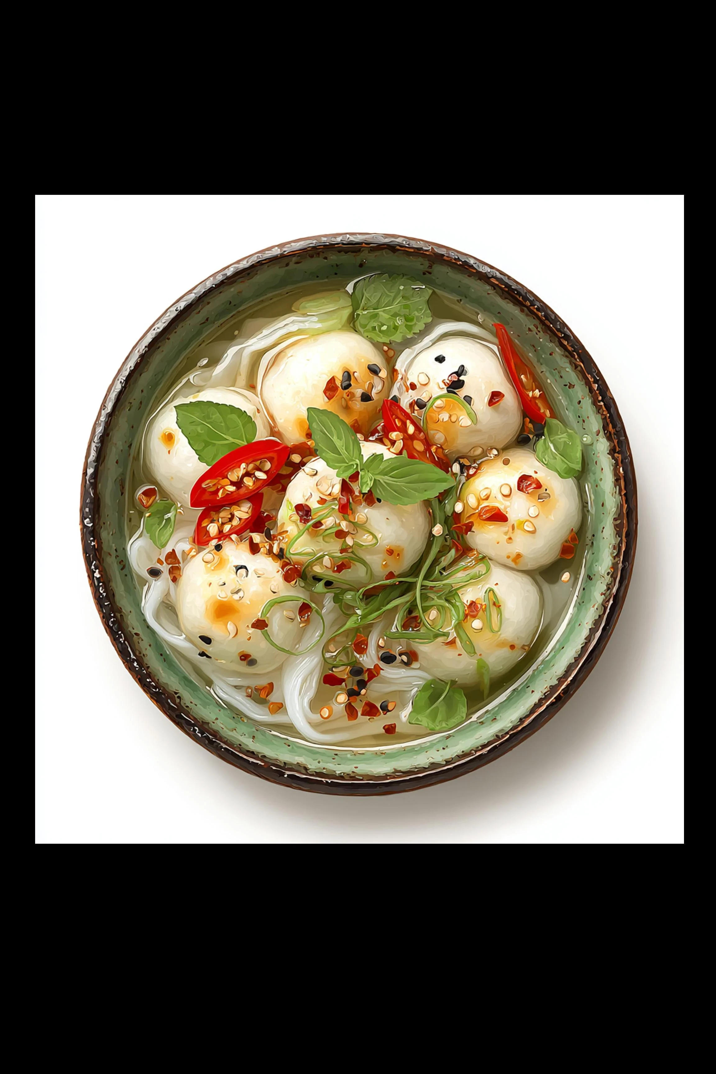 #45 Vietnamese Gourmet & Dessert — A Taste of Vietnam, Celebrated Through Art. — 24H × 24W Digital Art - MWS-VGD-0045