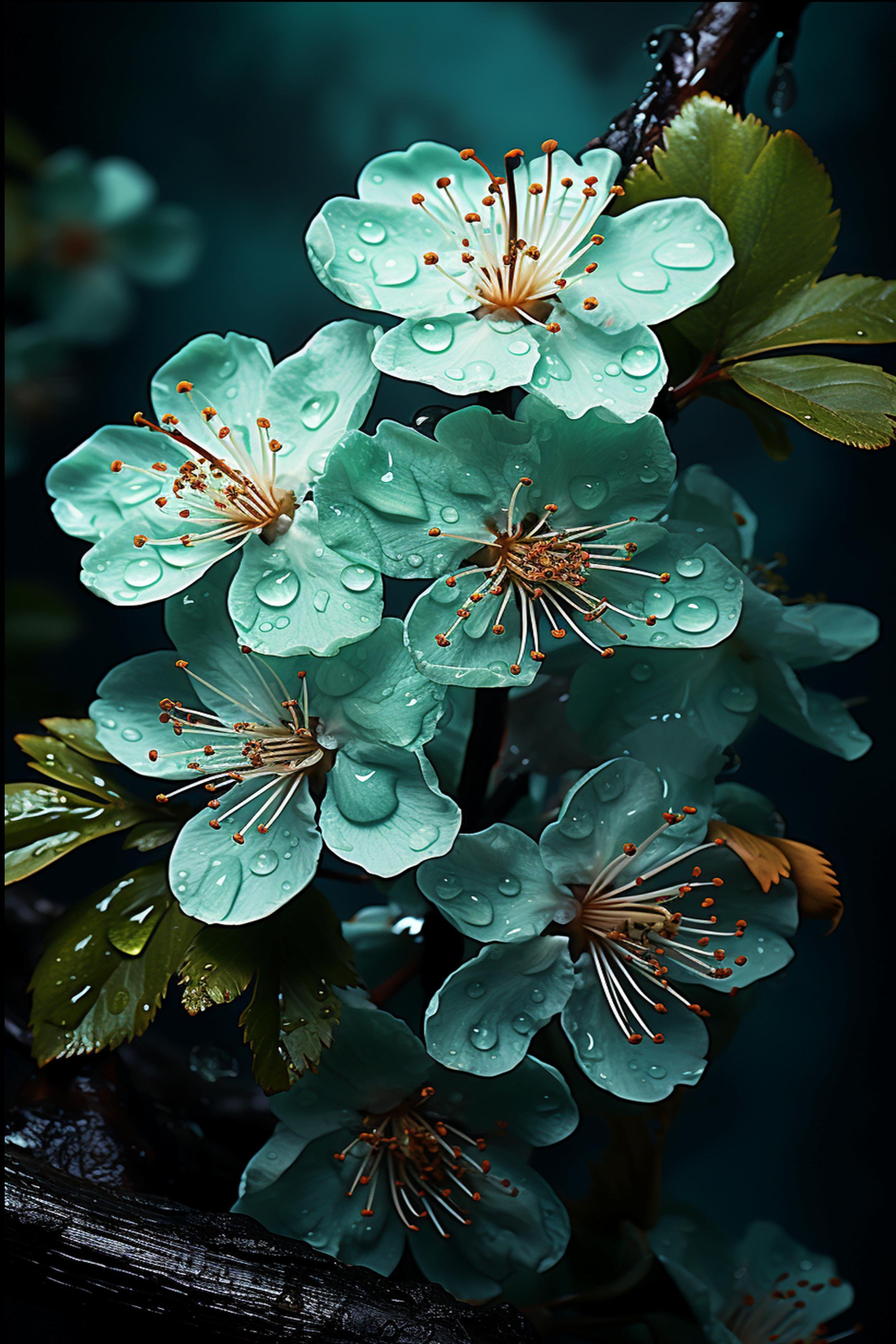 #2 FLOWER ART –  Let Nature Bloom Through Art. — 24H × 36W Digital Art Artwork ID: MWS-FLW-002