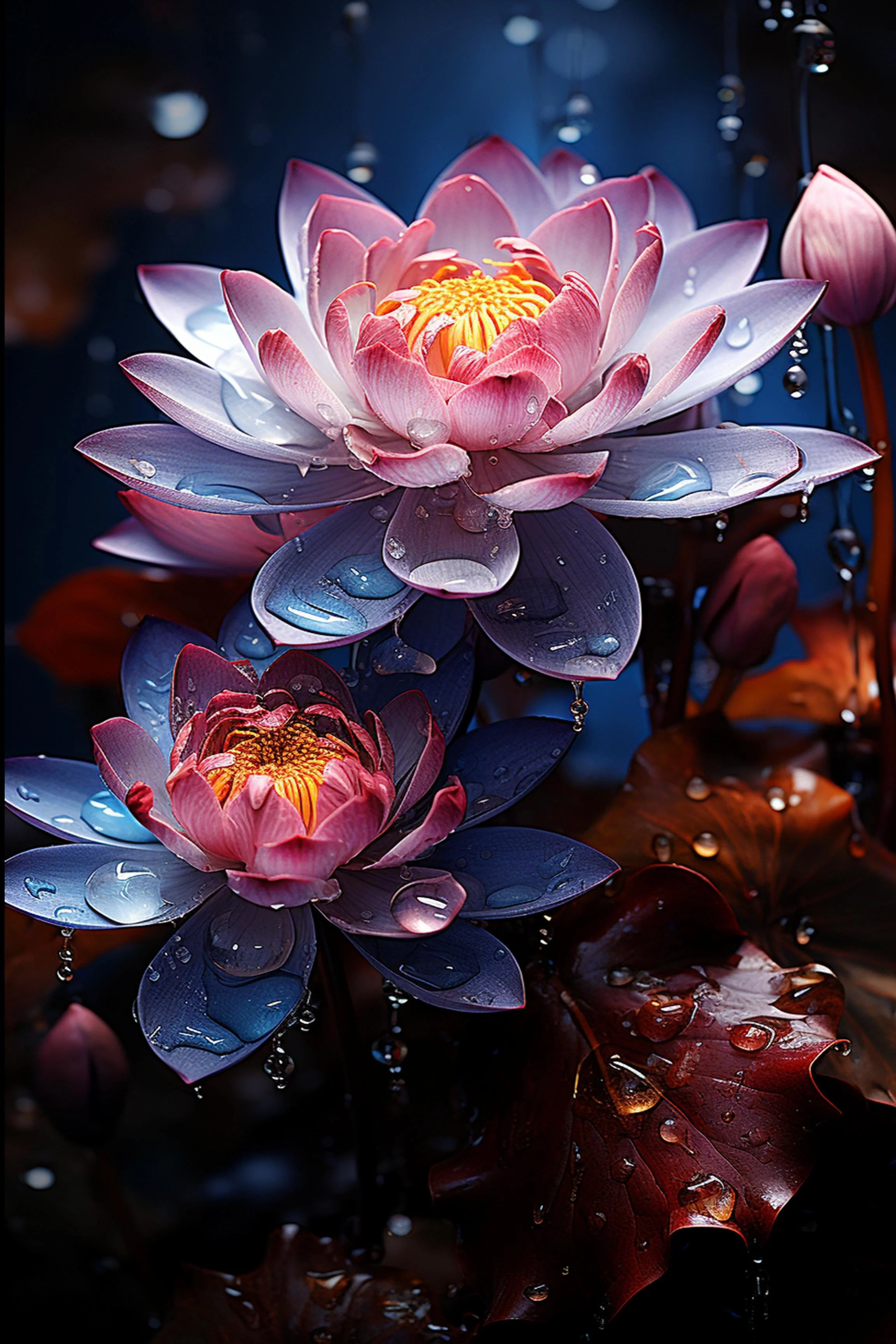 #28 FLOWER ART –  Let Nature Bloom Through Art. — 24H × 36W Digital Art Artwork ID: MWS-FLW-028