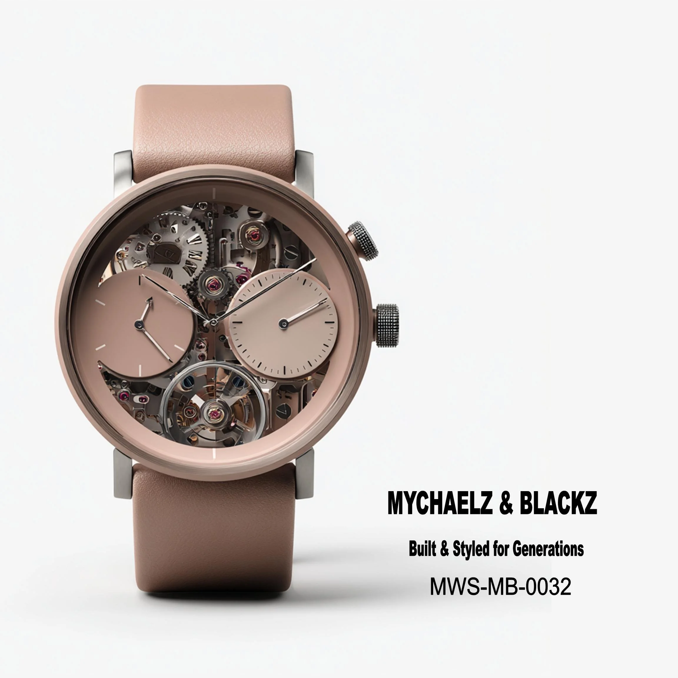 #32 Mychaelz & Blackz Watch — BuiltStyled for Generations 24H × 24W Digital Art  - MWS-MB-0032#