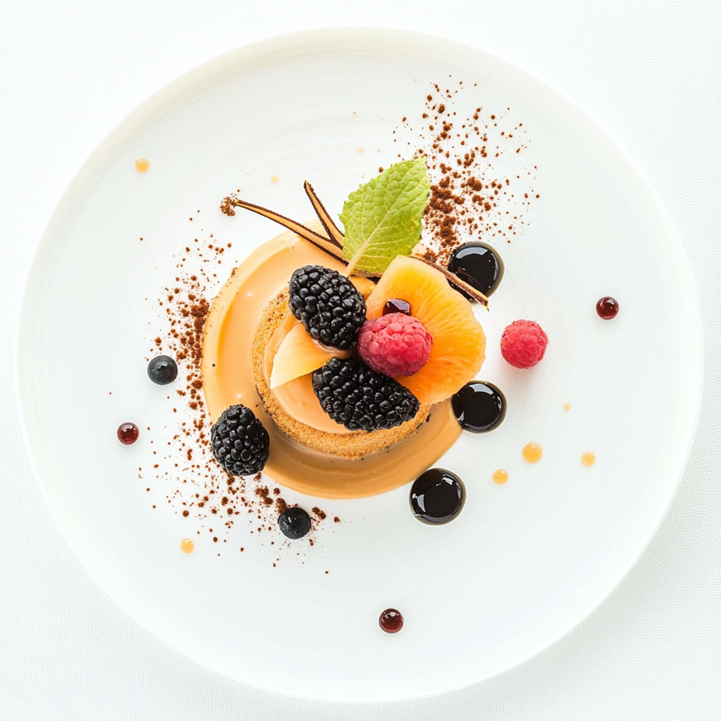 #6 INTL L&H DESSERT  — A Celebration of Sweet Flavor and Global Style. 24H × 34W Digital Art  - MWS-IDG-0006
