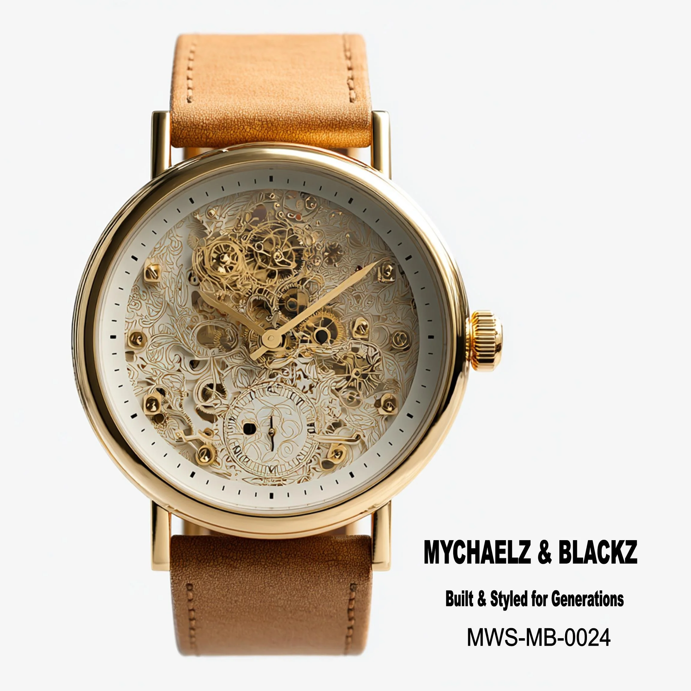 #24 Mychaelz & Blackz Watch — Built & Styled for Generations 24H × 24W Digital Art  - MWS-MB-00234