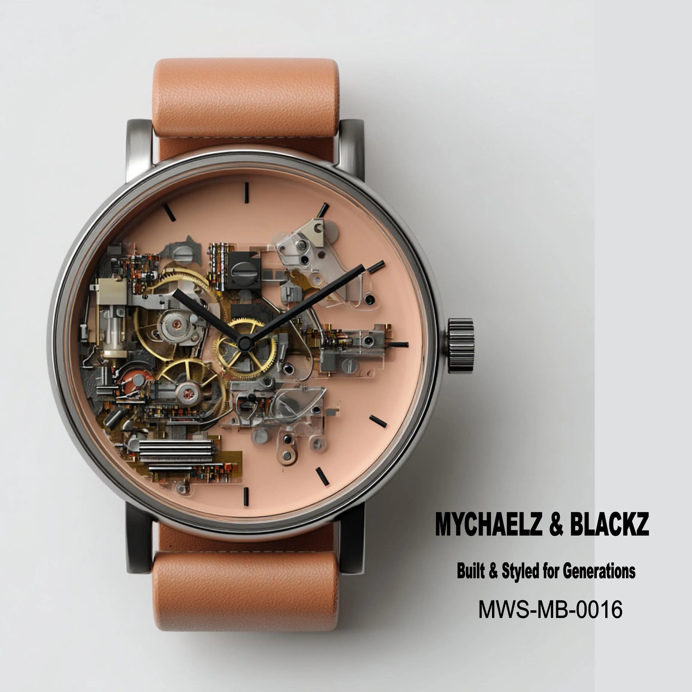 #16 Mychaelz & Blackz Watch — Built & Styled for Generations 24H × 24W Digital Art  - MWS-MB-0016