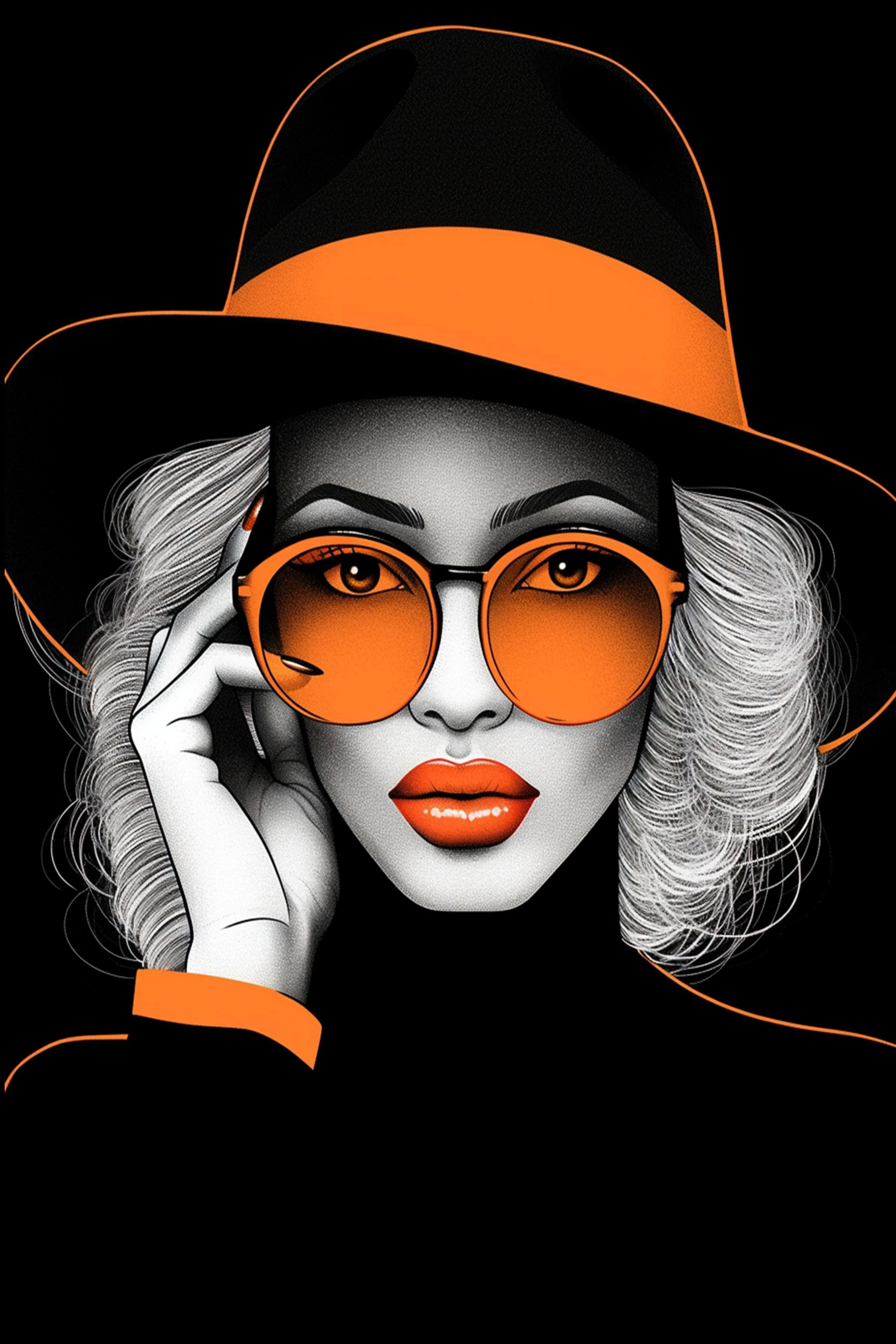 #48 ÉTERNACHIC COLLECTION — Style Changes. Elegance Remains. — 24H × 36W Digital Art — ID; MWS-ETER–0048