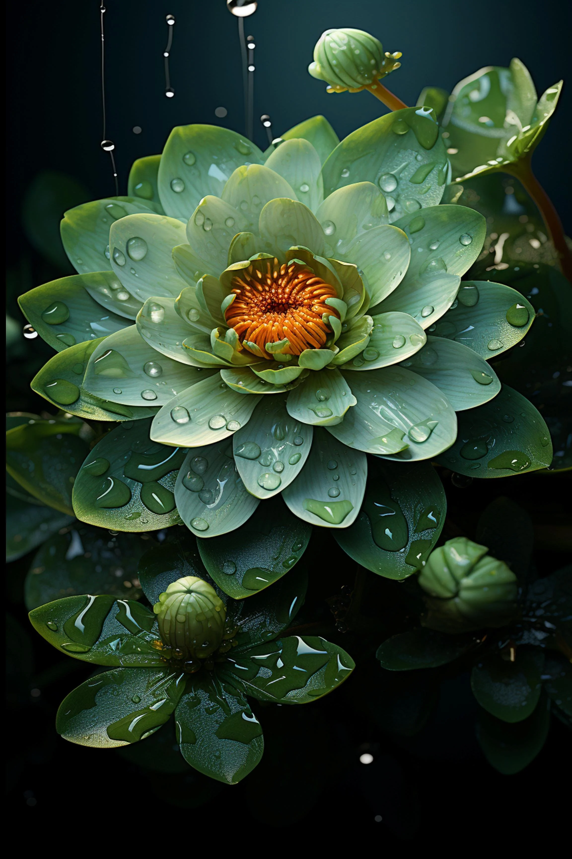 #6 FLOWER ART –  Let Nature Bloom Through Art. — 24H × 36W Digital Art Artwork ID: MWS-FLW-006