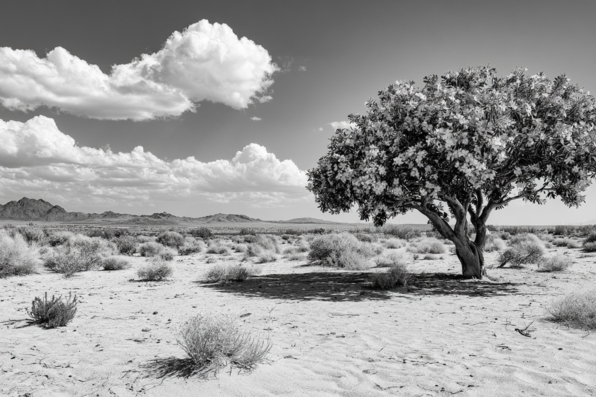 #40 BLACK & WHITE LANDSCAPE — Timeless Beauty in Every View 24W X 36H