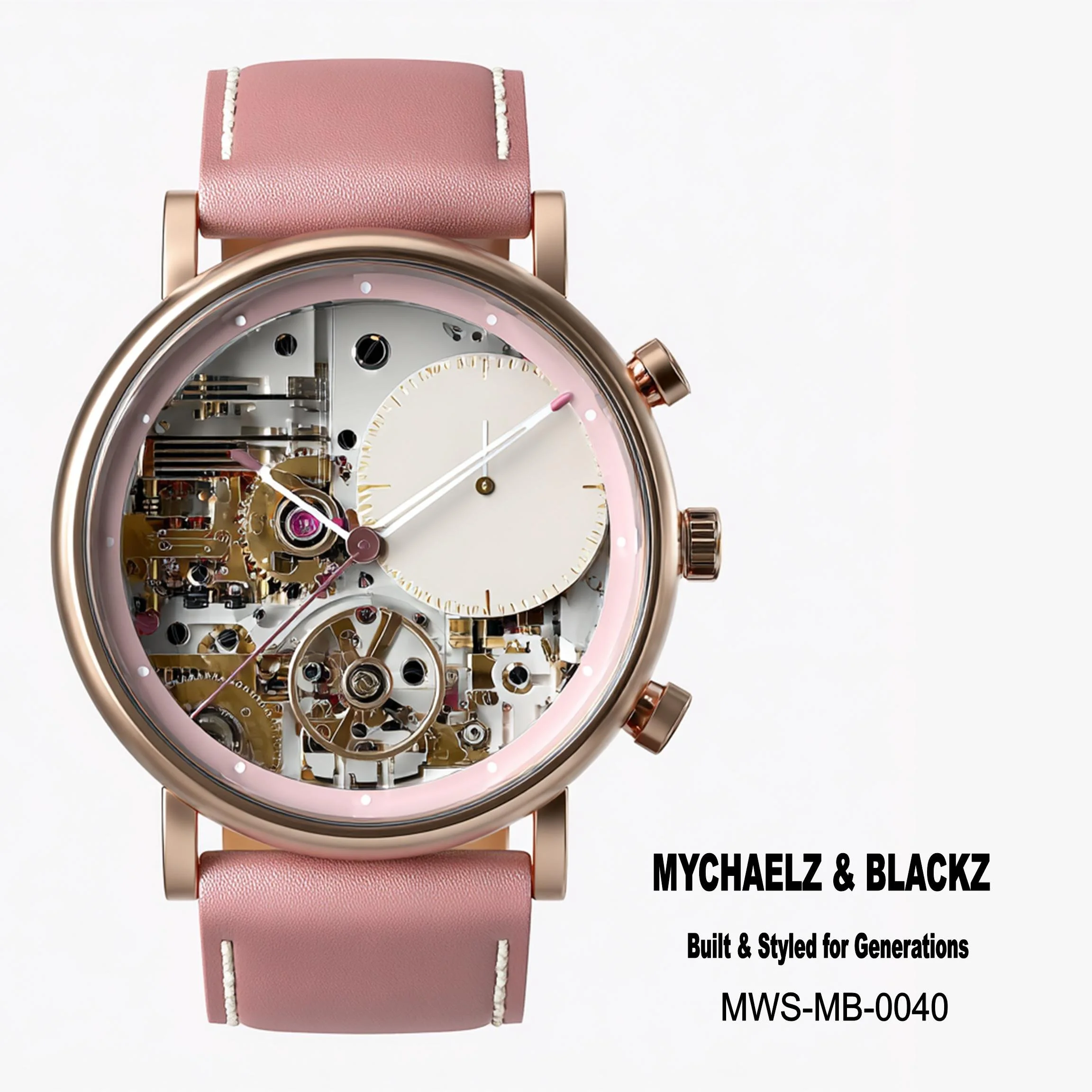 #40 Mychaelz & Blackz Watch — Built & Styled for Generations 24H × 24W Digital Art  - MWS-MB-0040