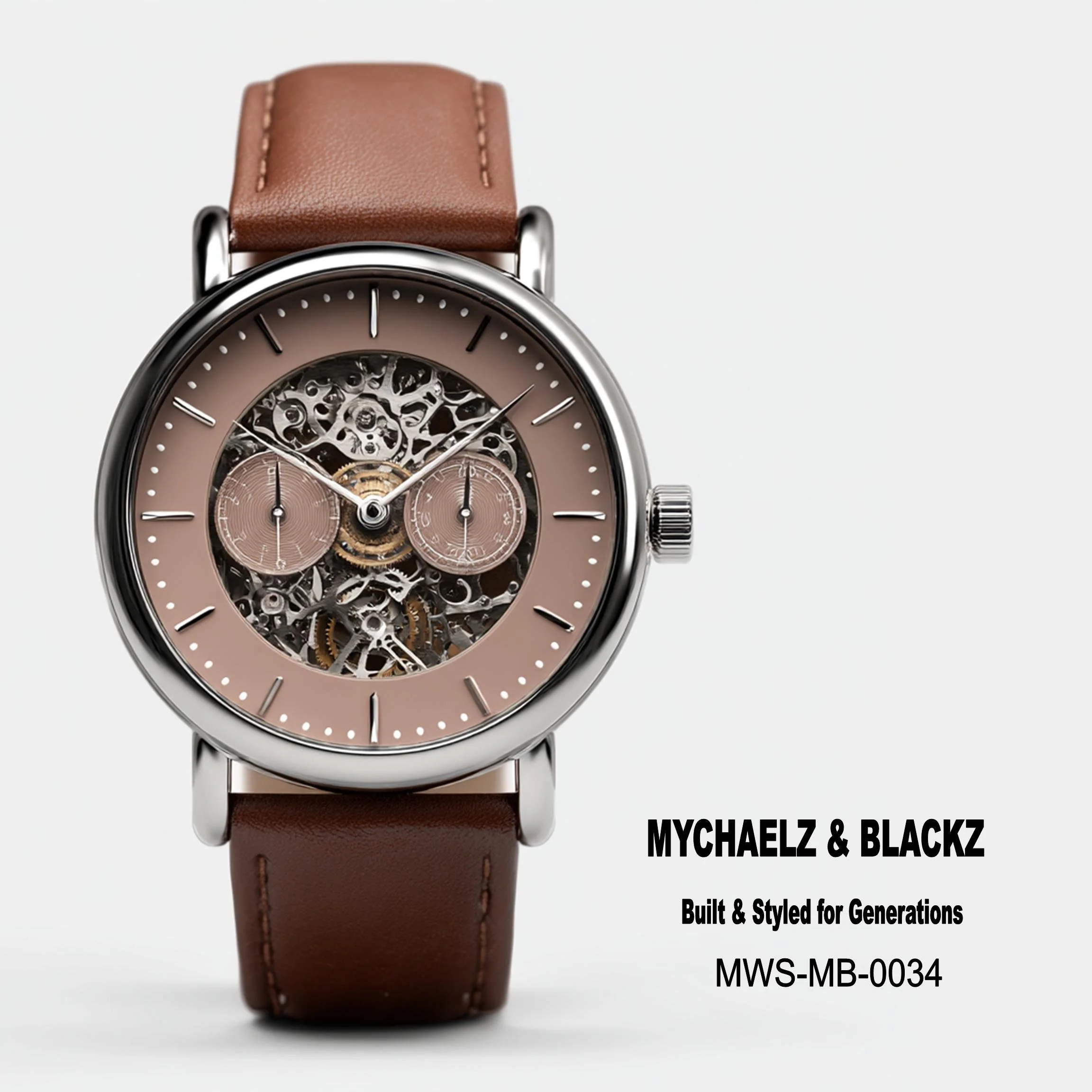 #34 Mychaelz & Blackz Watch — Built & Styled for Generations 24H × 24W Digital Art  - MWS-MB-0034