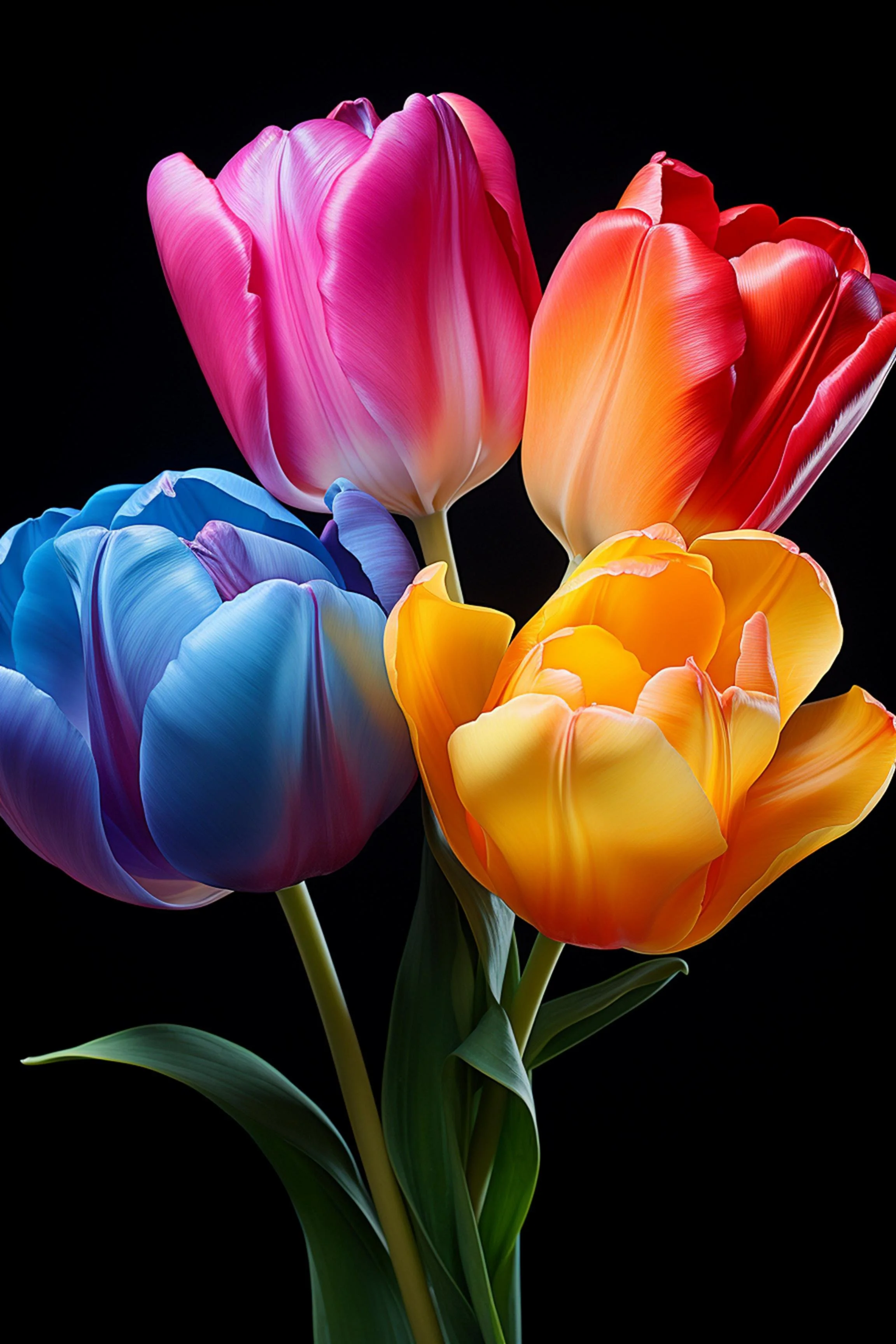 #9 FLOWER ART –  Let Nature Bloom Through Art. — 24H × 36W Digital Art Artwork ID: MWS-FLW-009