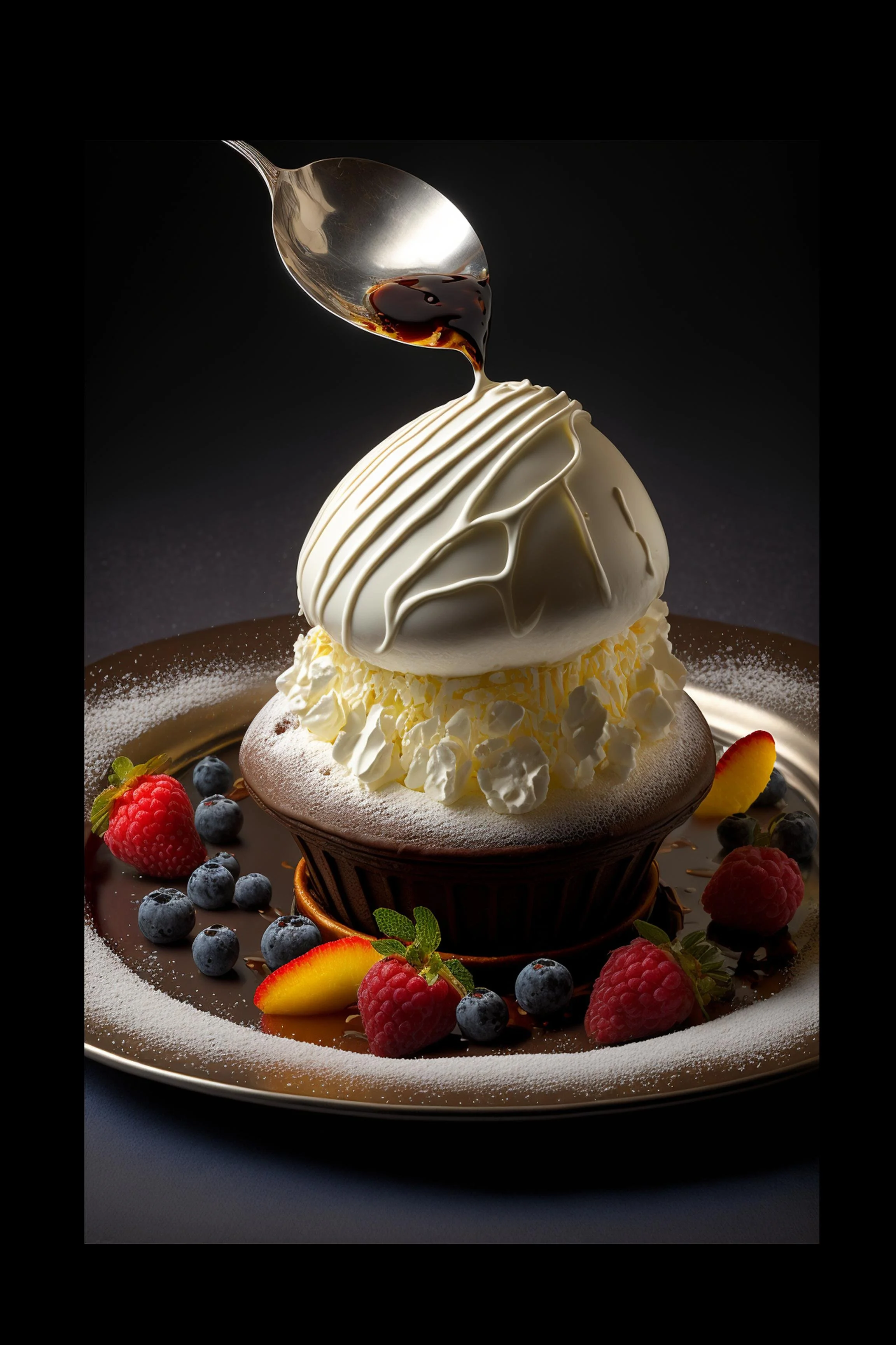 #31 International Dessert & Gourmet — A Celebration of Sweet Flavor and Global Style. 24H × 36W Digital Art  - MWS-INTL-0031
